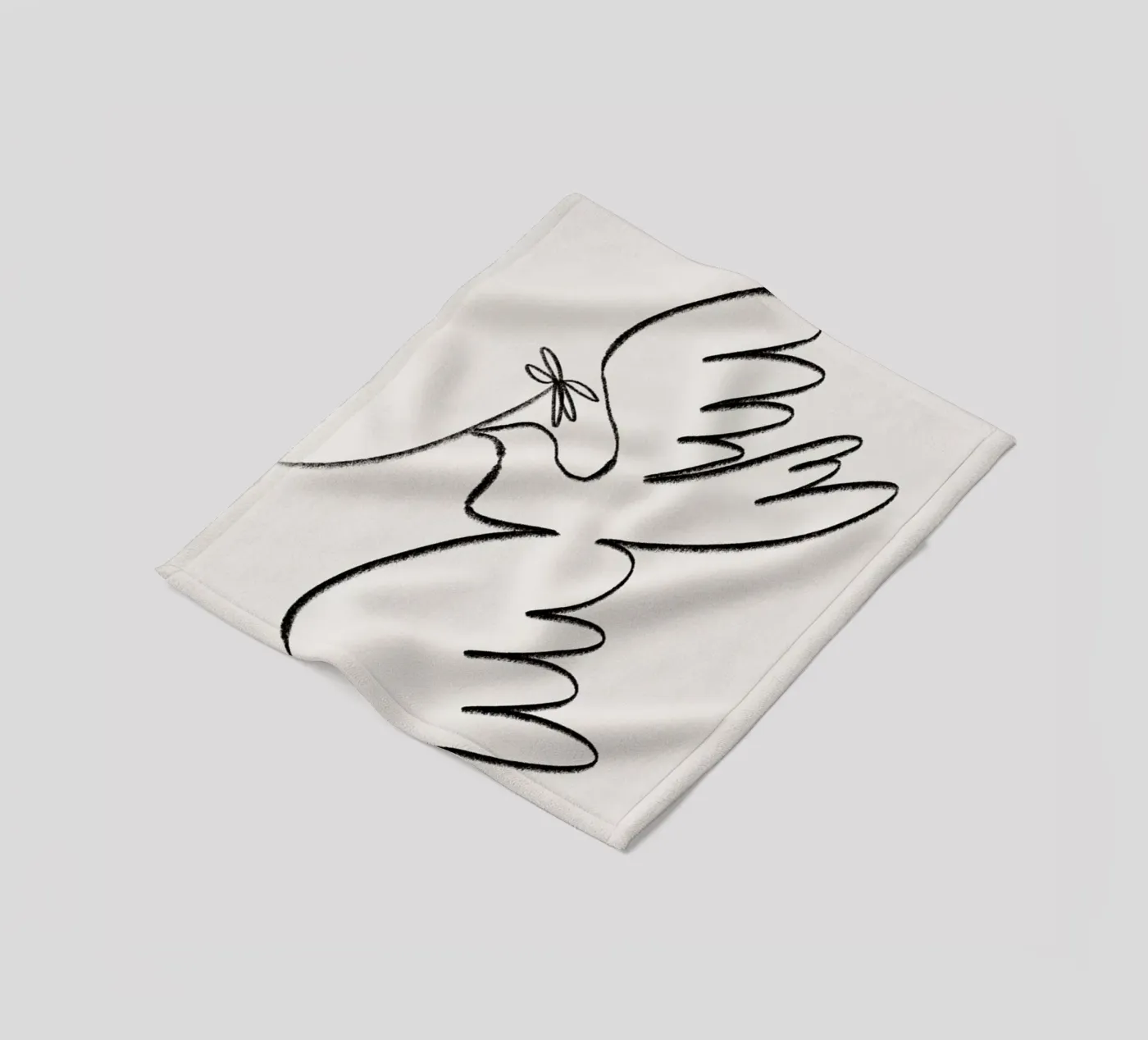 Dove Fleecedecke von Pure