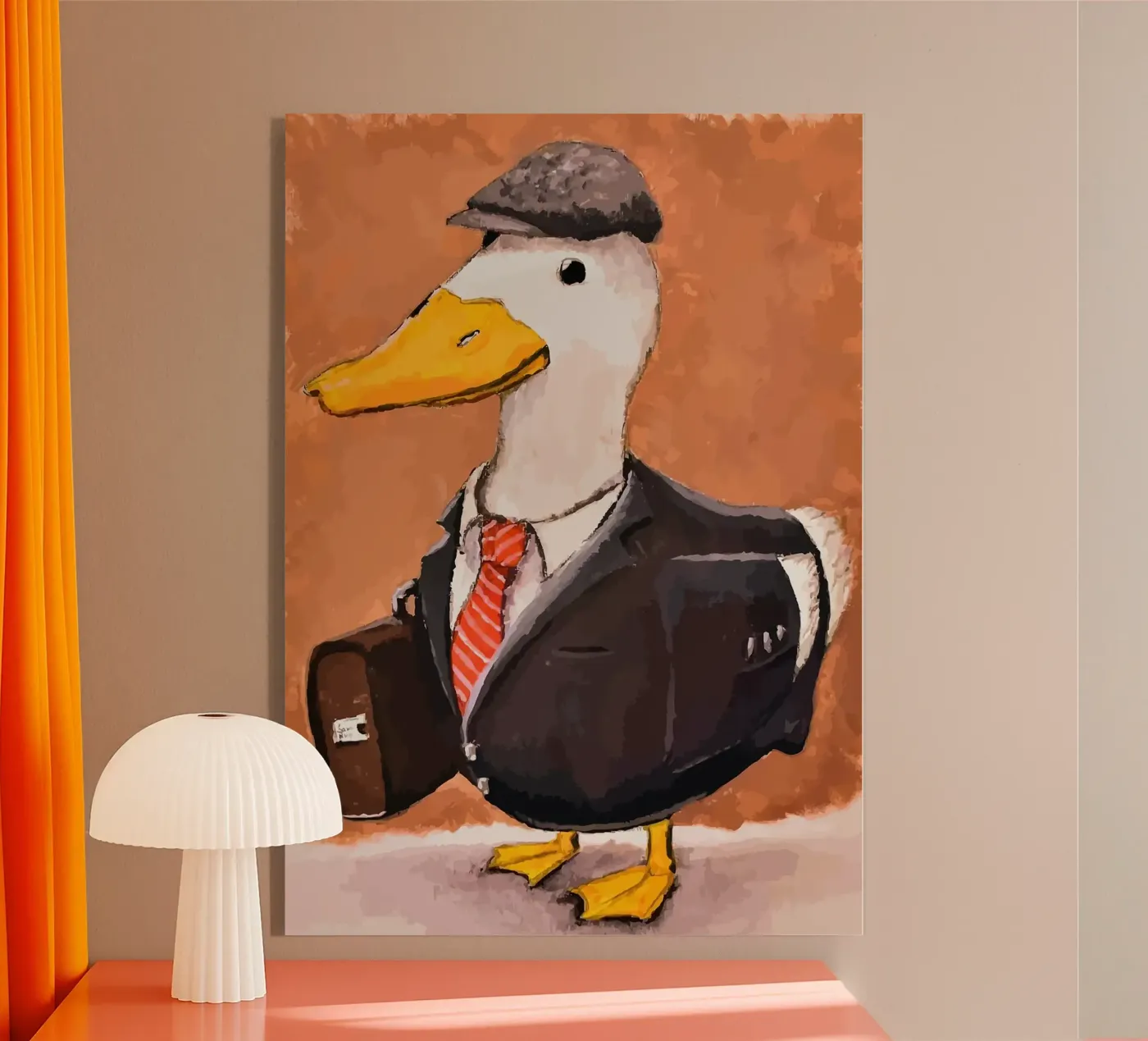 Anatra in abito plexiglass da Brandi N Huskey