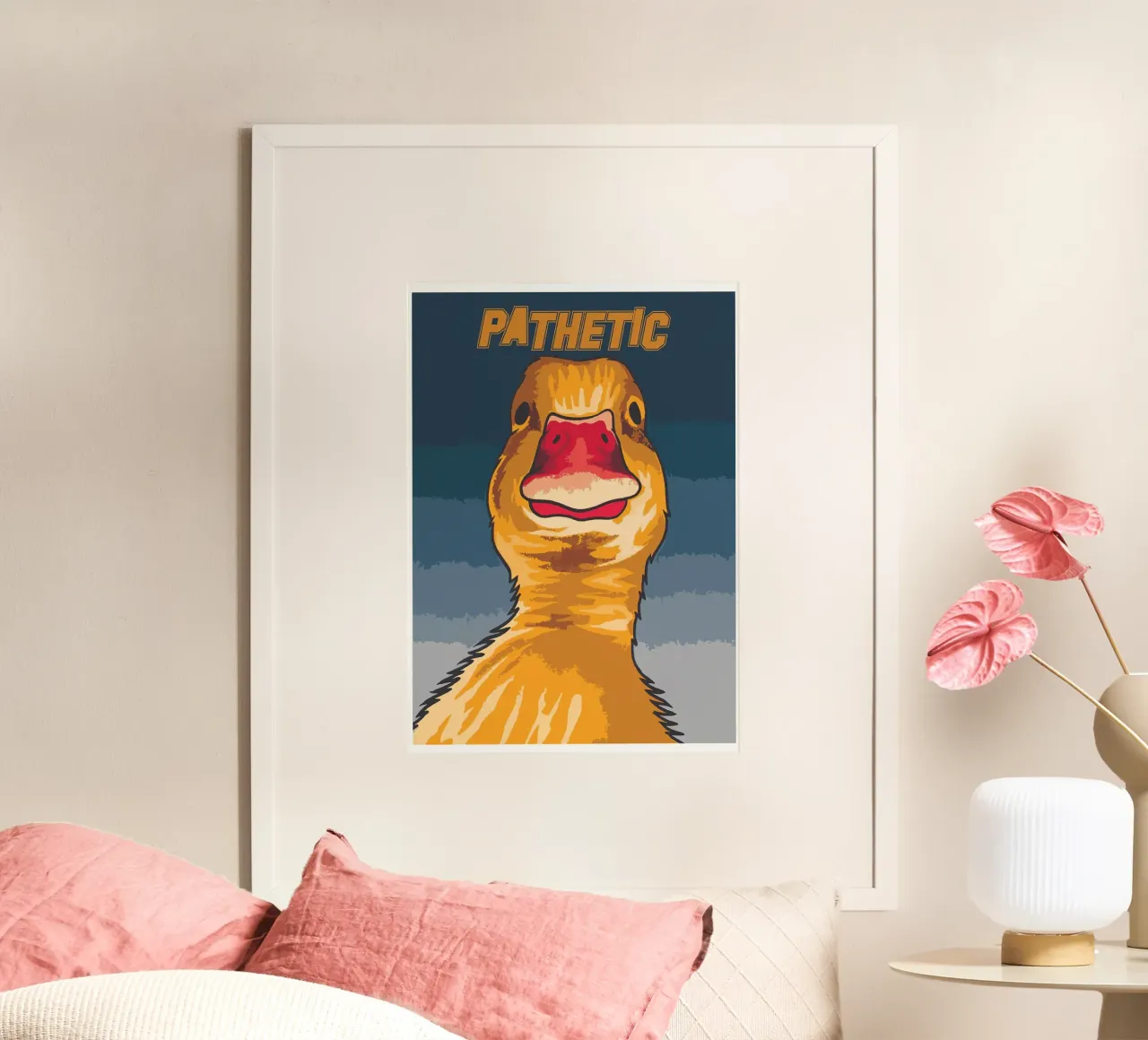 Poster dell'anatra patetica poster da Brandi N Huskey