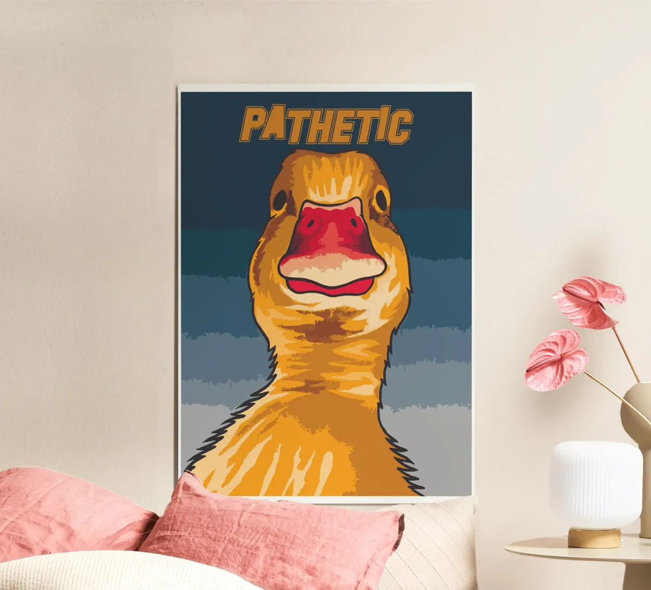 Poster dell'anatra patetica poster da Brandi N Huskey