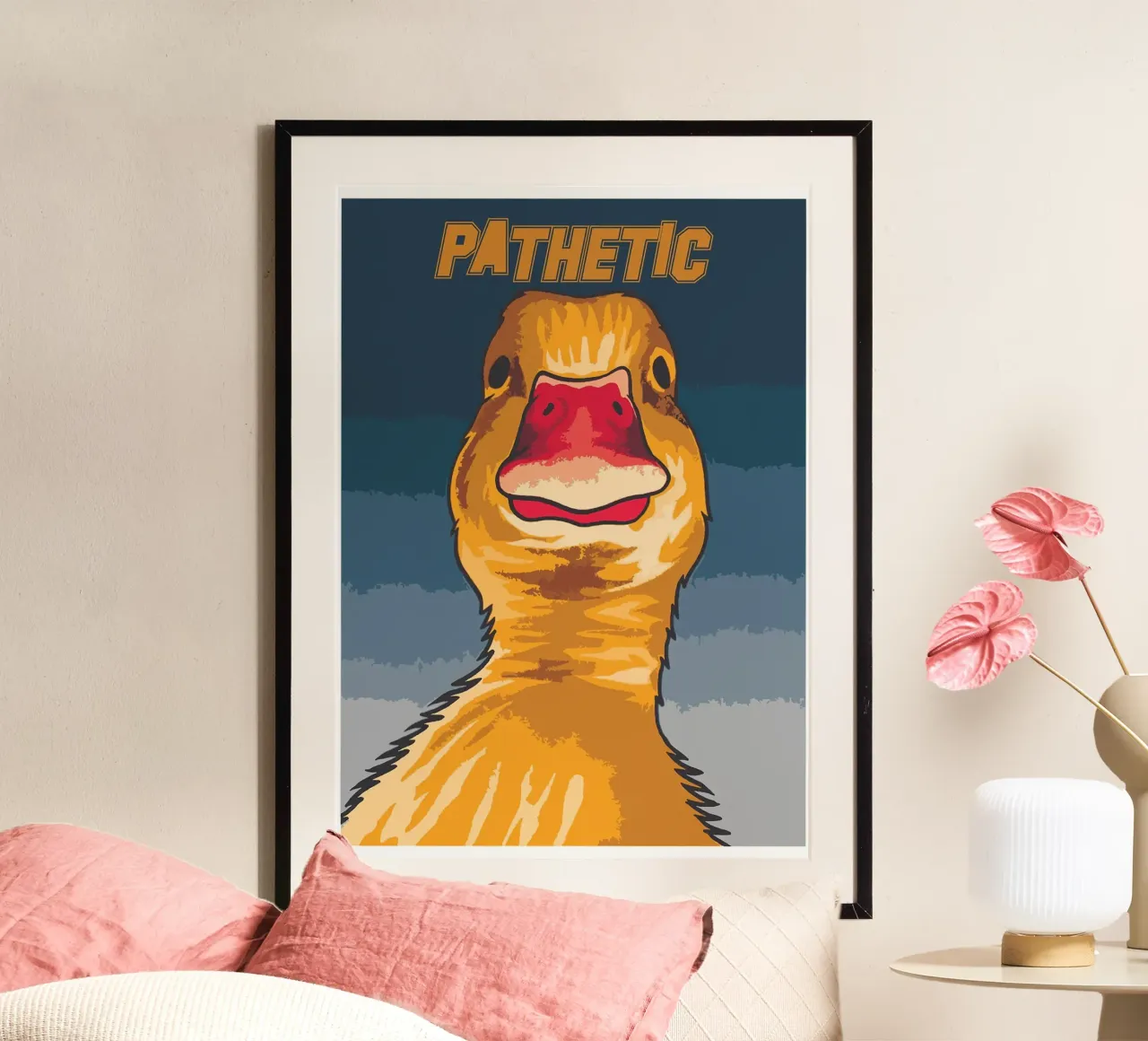 Poster dell'anatra patetica poster da Brandi N Huskey
