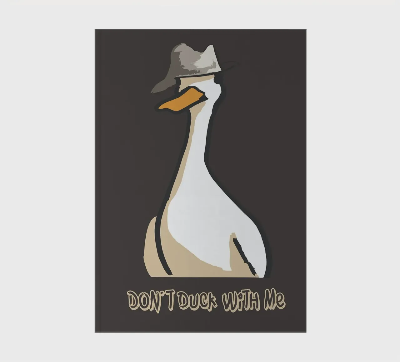 Duck with Hat notebook by Brandi N Huskey