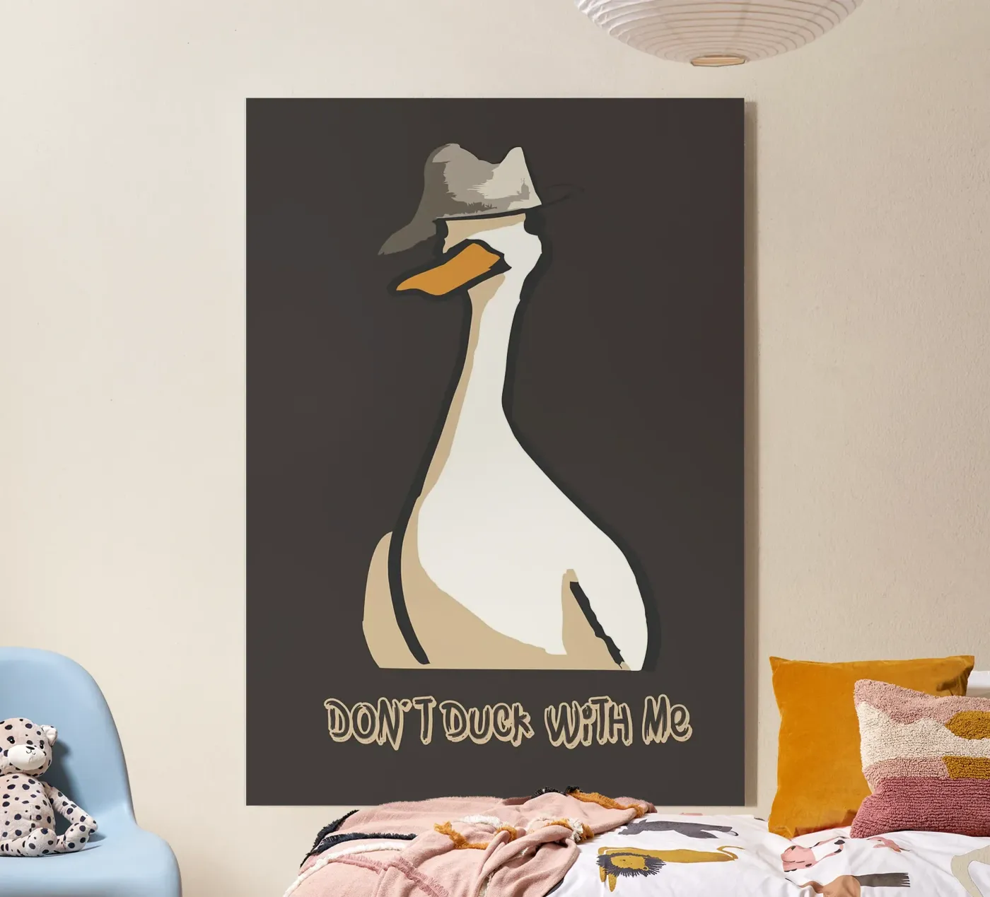 Duck with Hat plexiglass da Brandi N Huskey