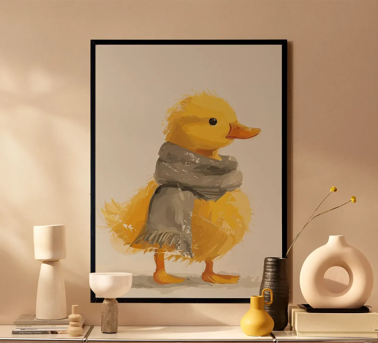 Sweet Duck poster by Brandi N Huskey