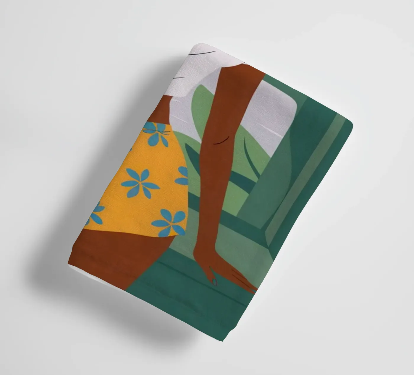 Sun Hat Window View towel by Pale Aura