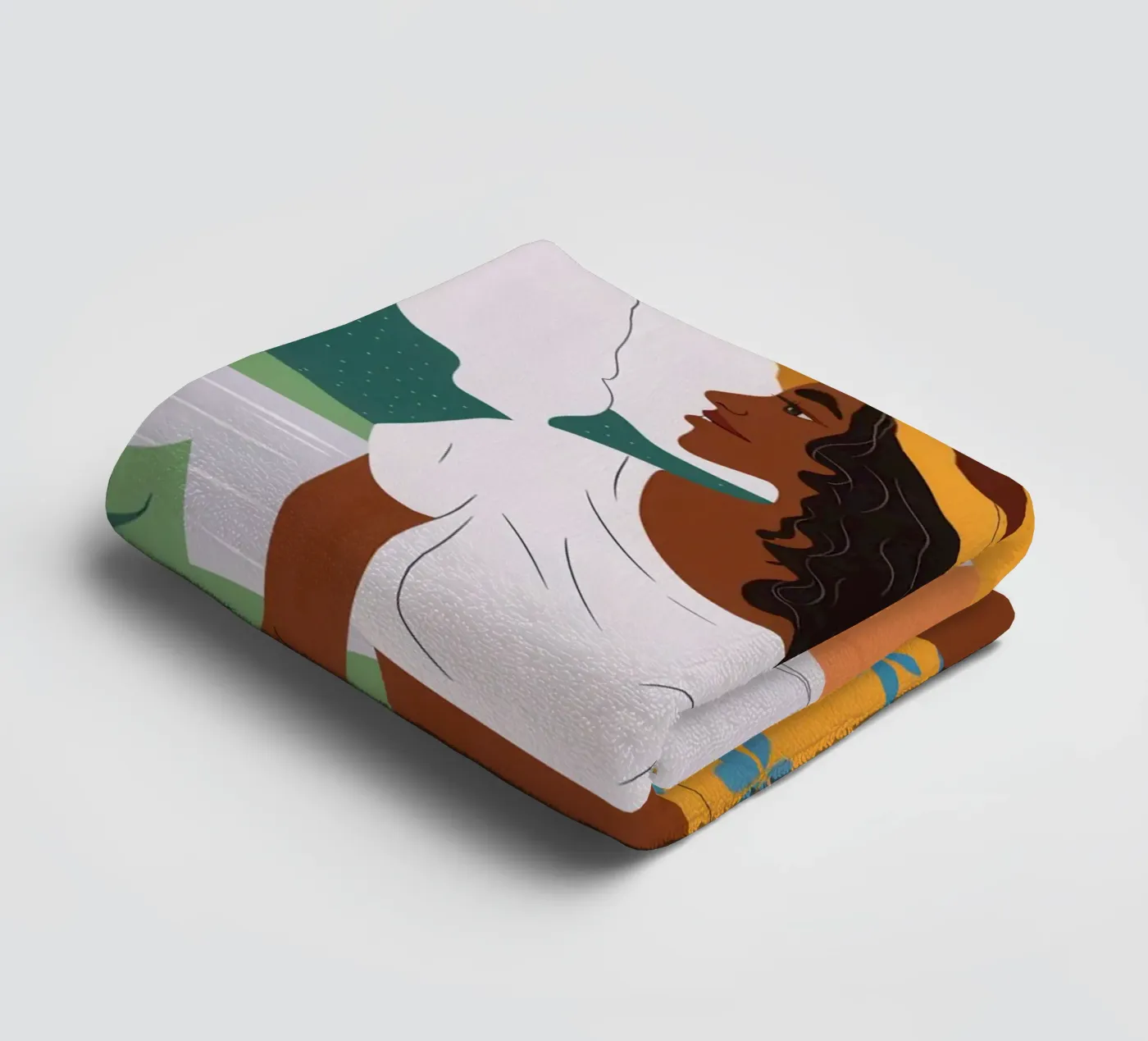 Sun Hat Window View towel by Pale Aura