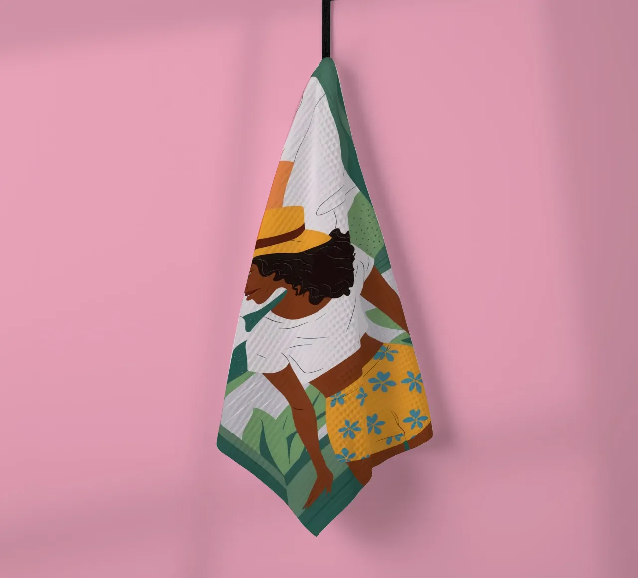 Chapeau de soleil Vue de la fenêtre torchon de Pale Aura