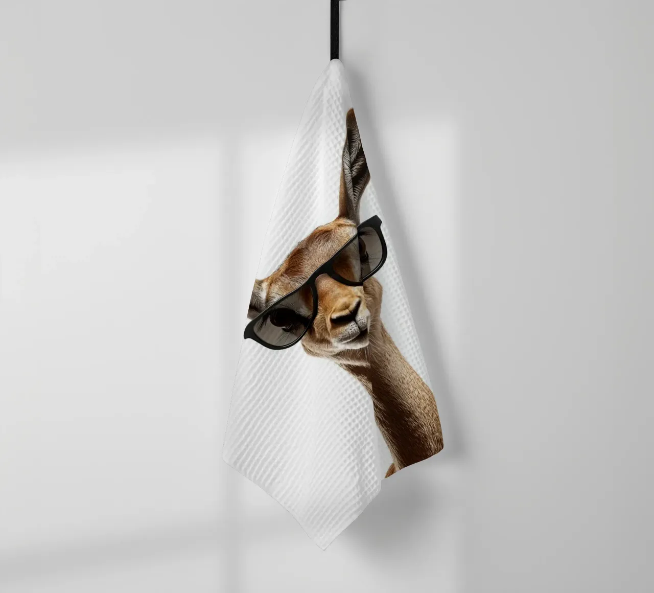 Gerenuk cool con gli occhiali canovaccio da cucina da Brandi N Huskey