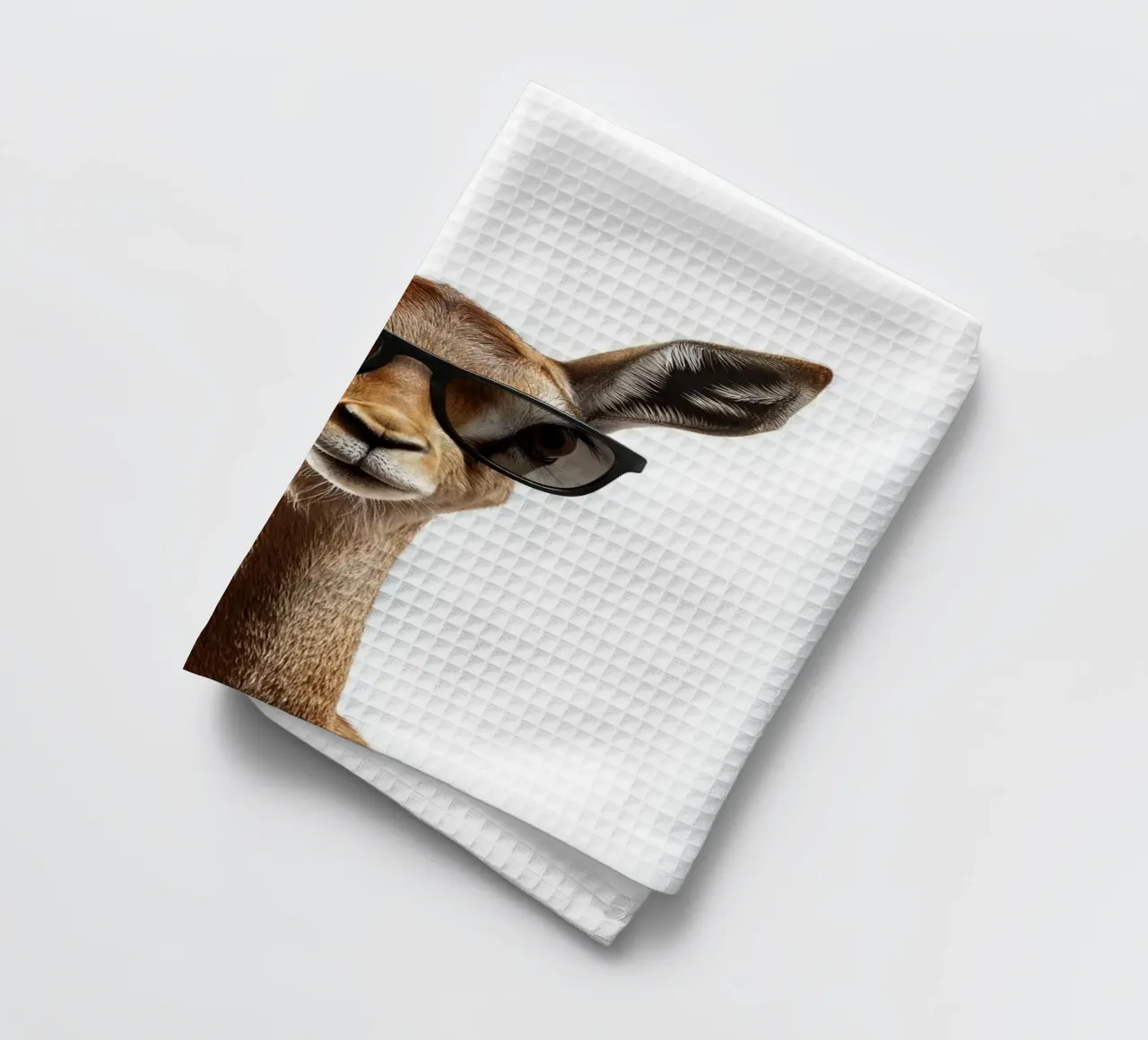 Gerenuk cool con gli occhiali canovaccio da cucina da Brandi N Huskey