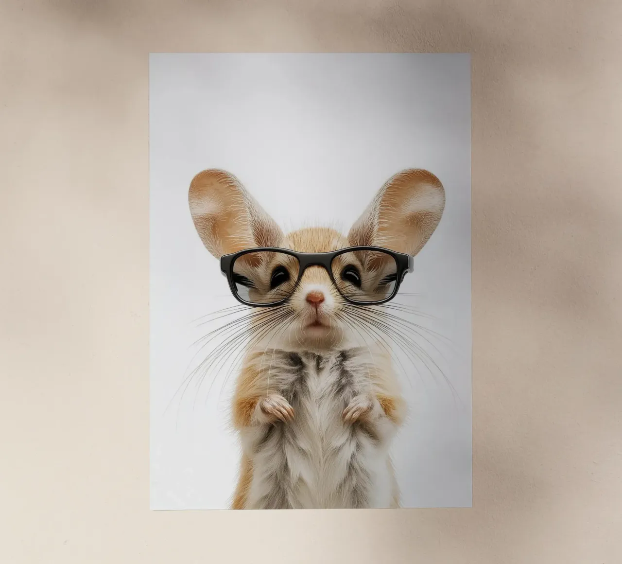 Jerboa Gobi con occhiali pellicola backlit da Brandi N Huskey