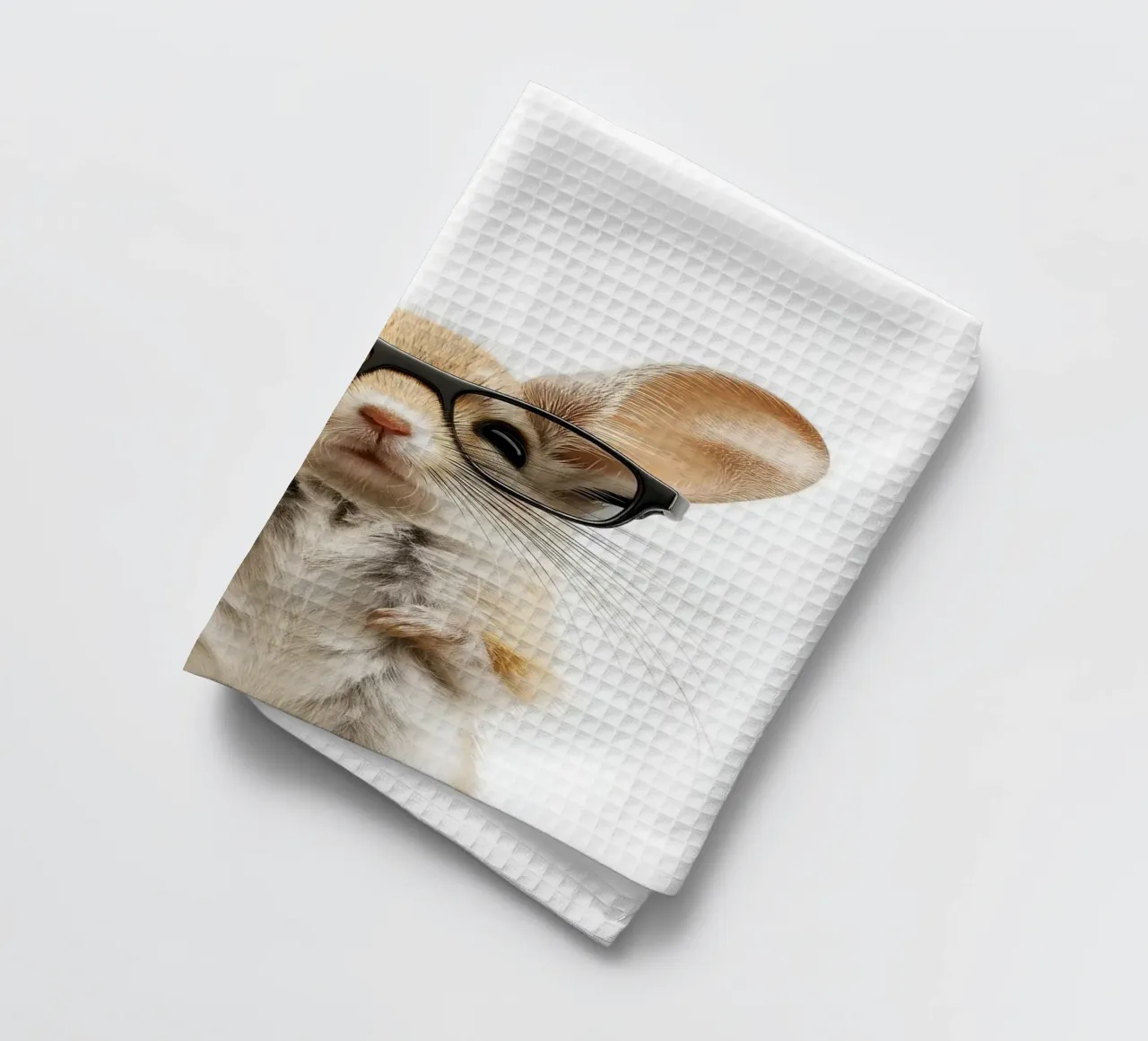 Jerboa Gobi con occhiali canovaccio da cucina da Brandi N Huskey