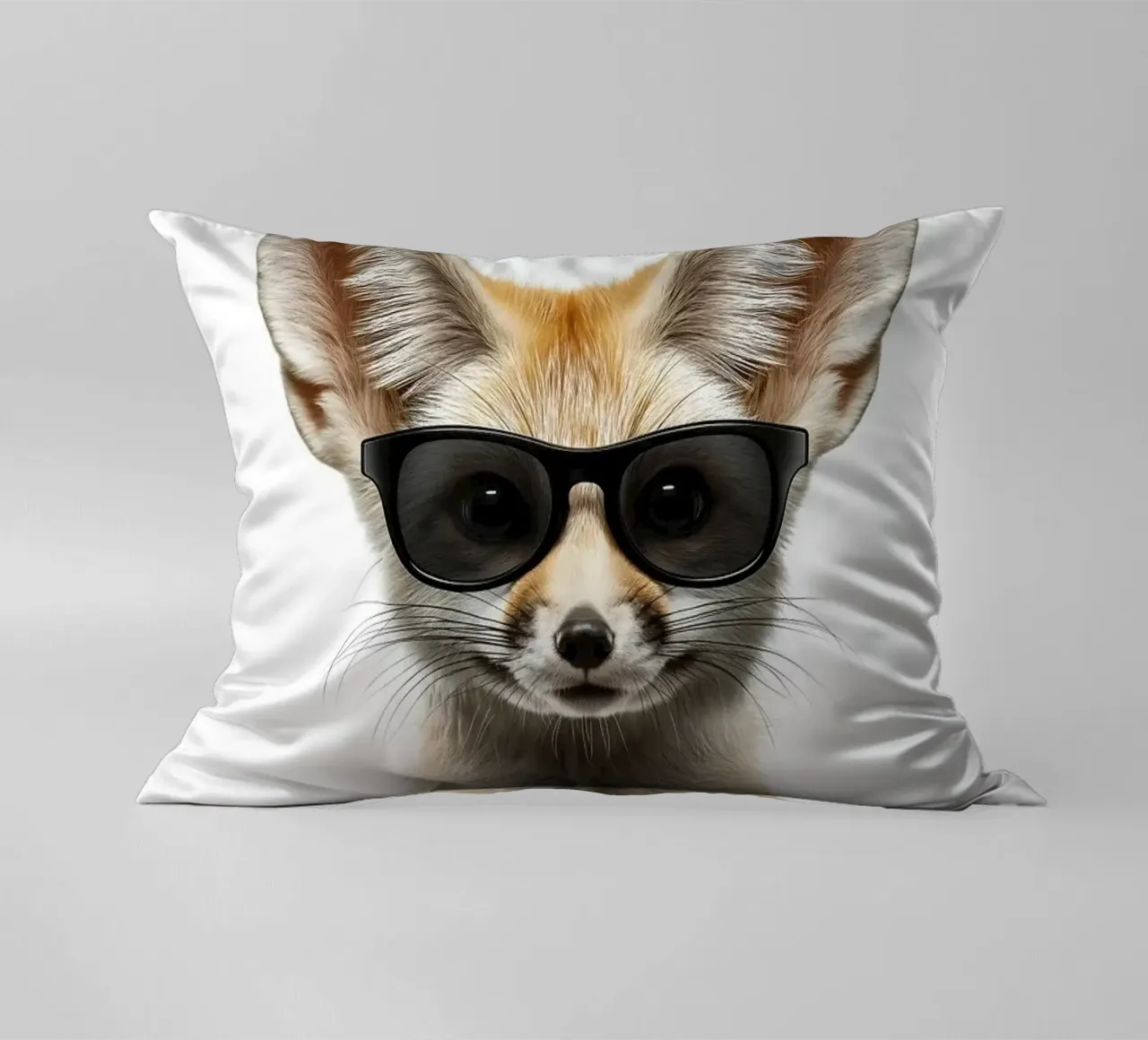 Volpe Fennec con occhiali da sole cuscino da Brandi N Huskey