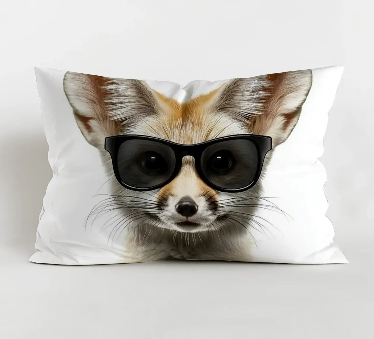 Volpe Fennec con occhiali da sole cuscino da Brandi N Huskey