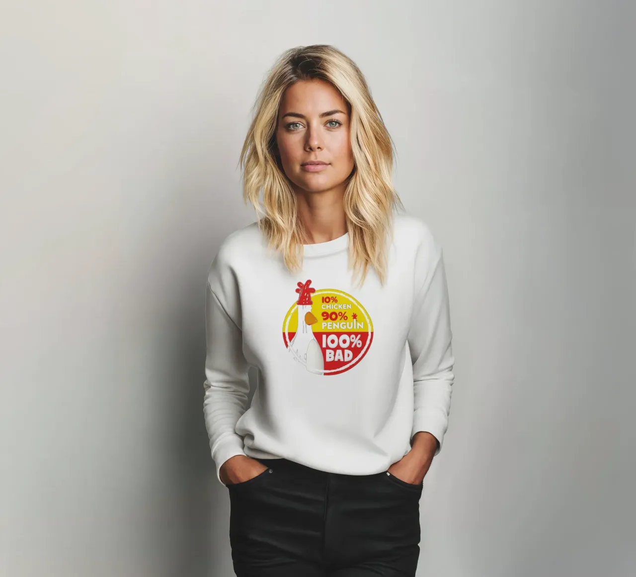 Feathers McGraw 100% Bad felpa da vantobbin