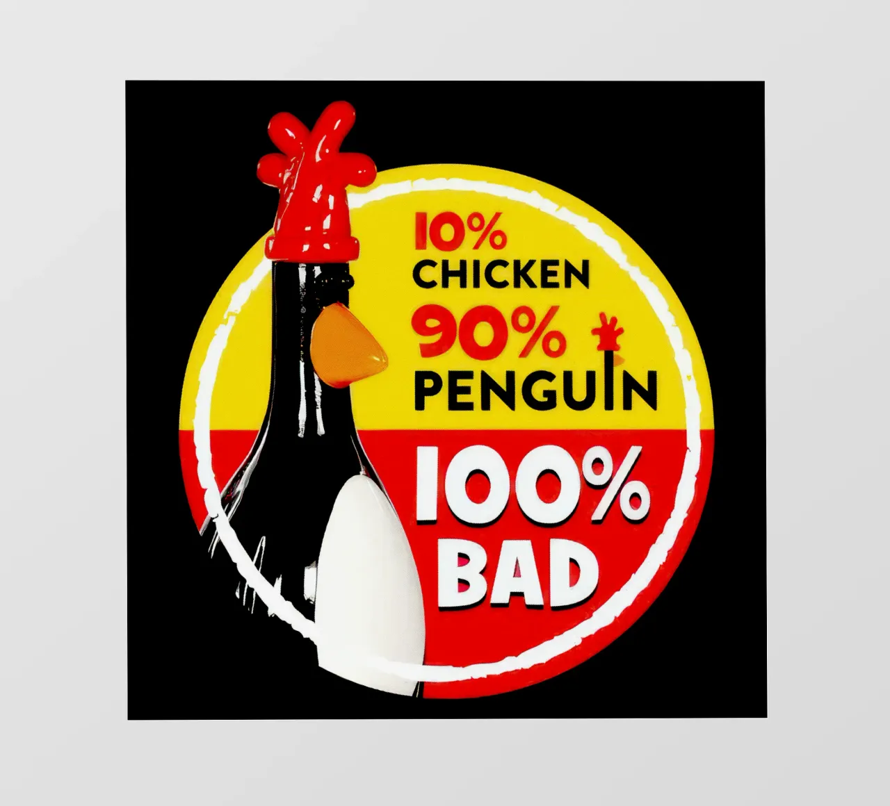 Feathers McGraw 100% Bad telo in pvc da vantobbin