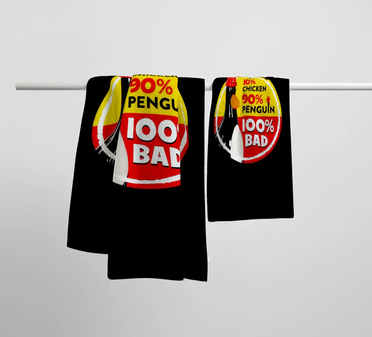 Feathers McGraw 100% Bad asciugamano da bagno da vantobbin