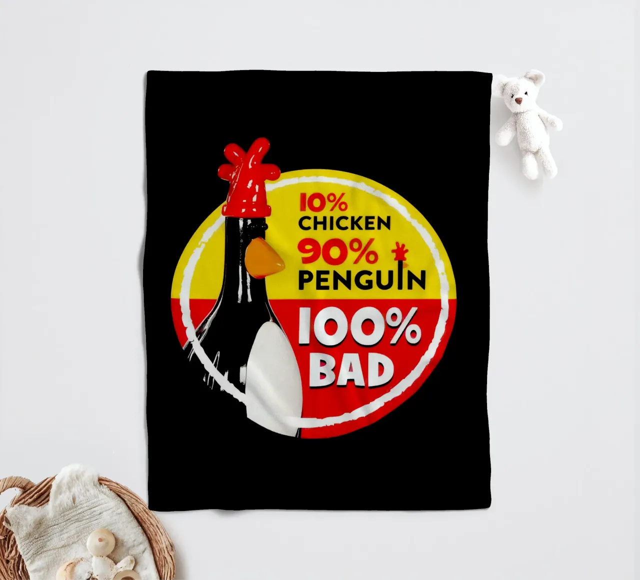 Feathers McGraw 100% Bad coperta in pile da vantobbin