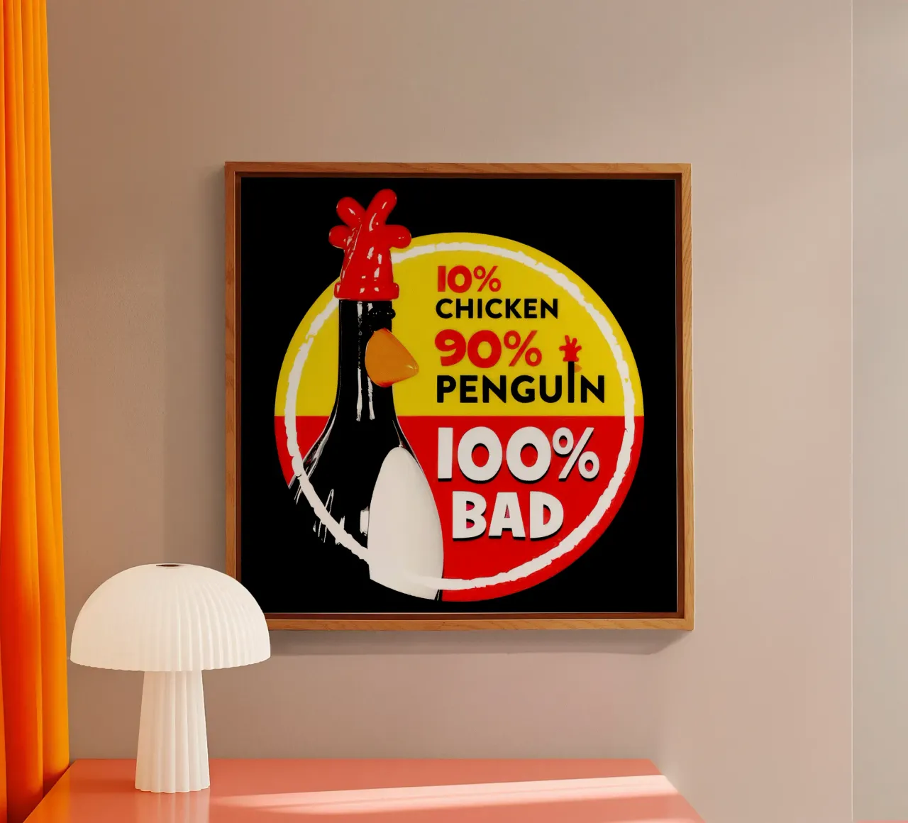 Feathers McGraw 100% Bad plexiglass da vantobbin