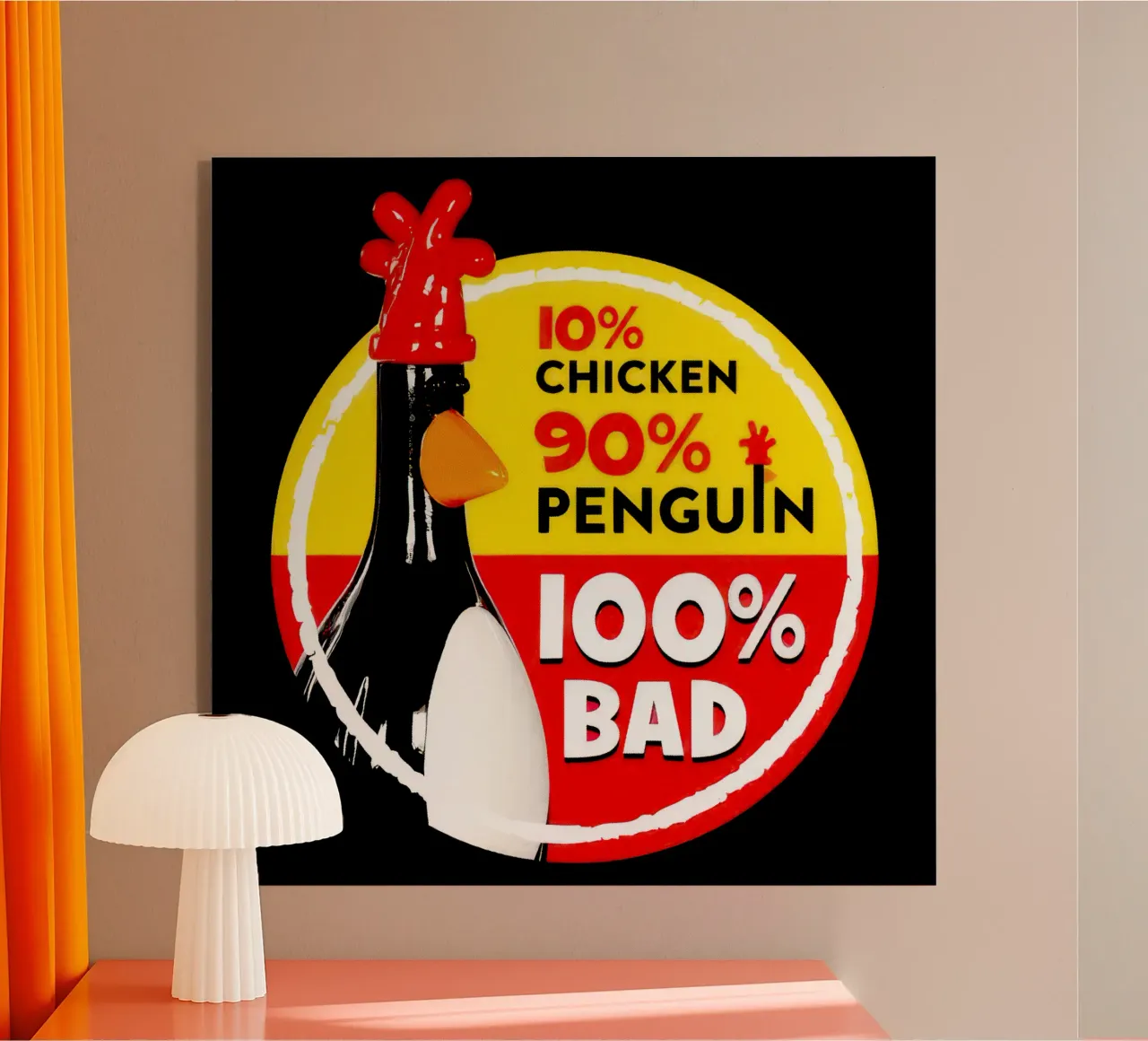 Feathers McGraw 100% Bad plexiglass da vantobbin
