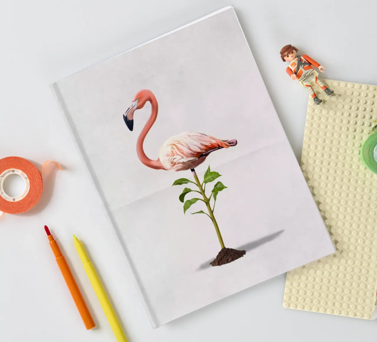 Planted (Wordless) notebook by Rob Art | Illustration