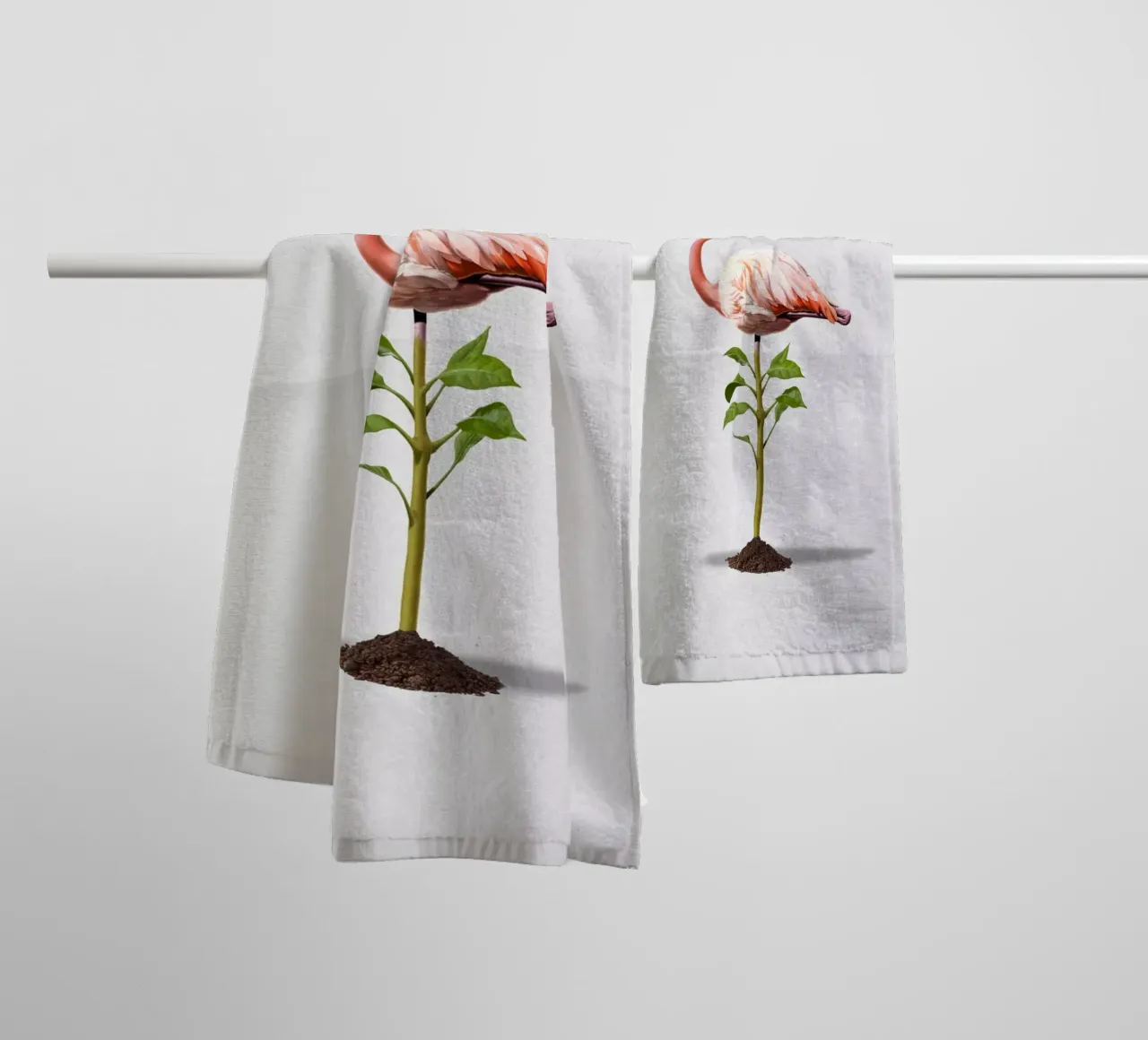 Planted (Wordless) asciugamano da bagno da Rob Art | Illustration