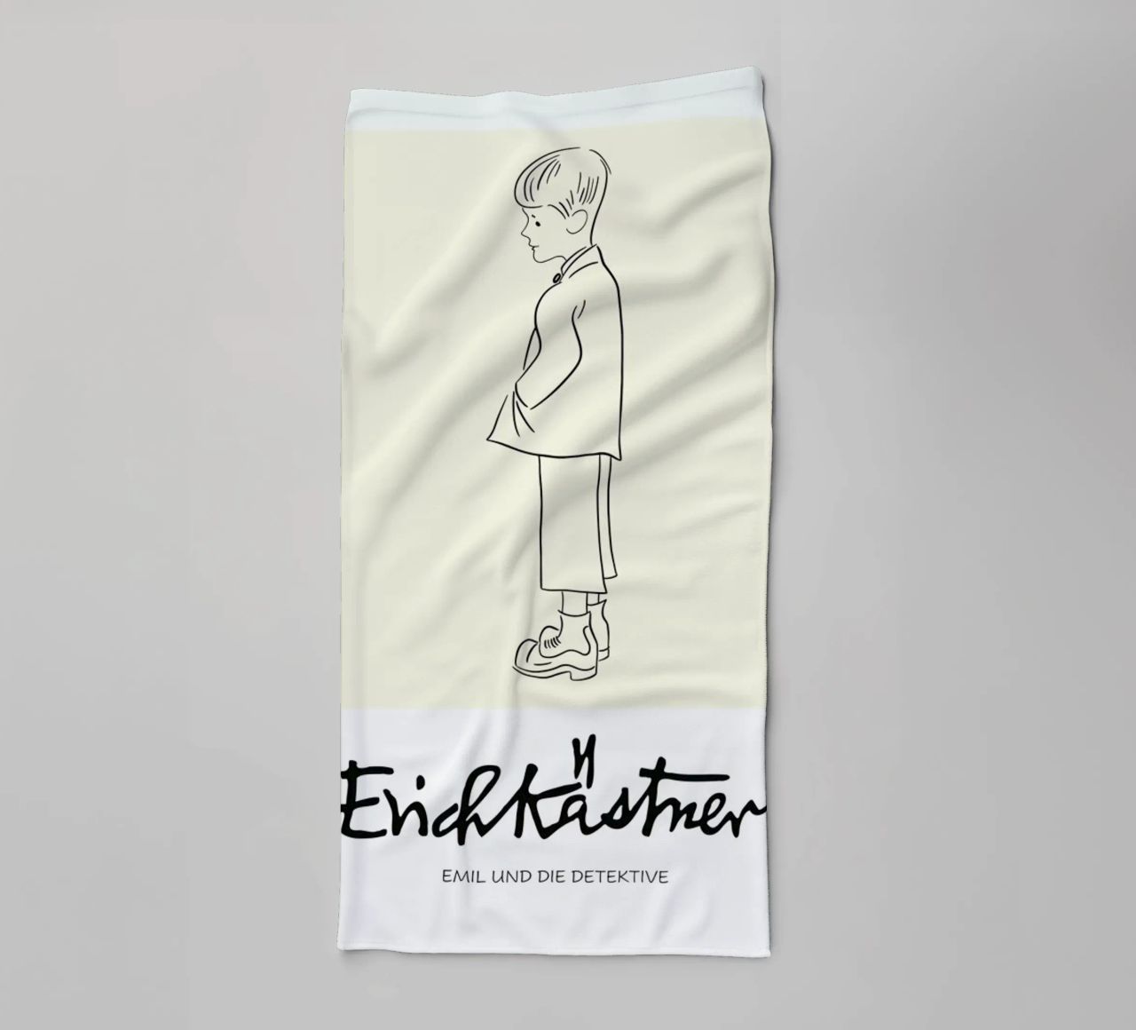 Erich Kästner 2 towel by Little Flourishes