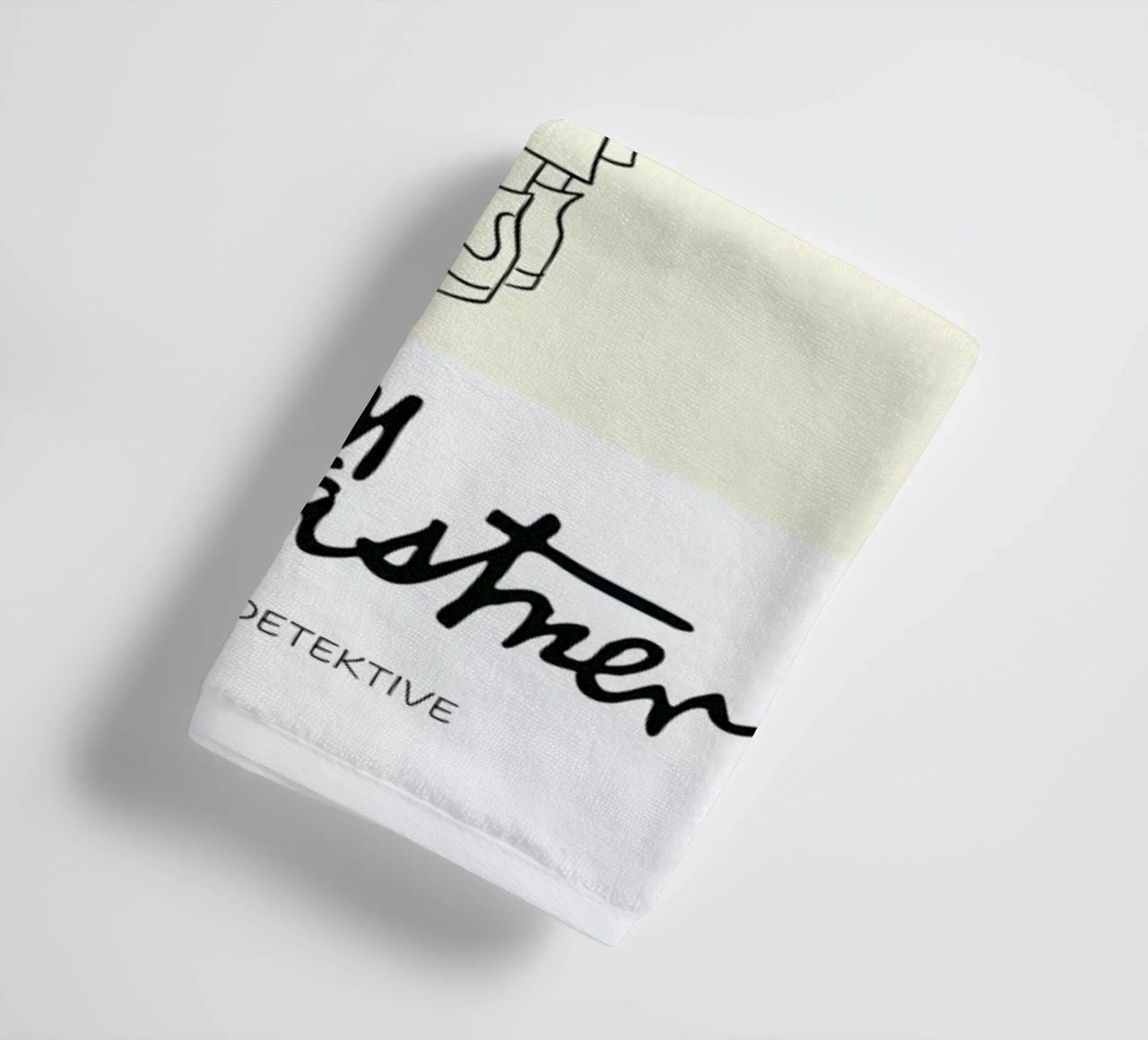 Erich Kästner 2 towel by Little Flourishes