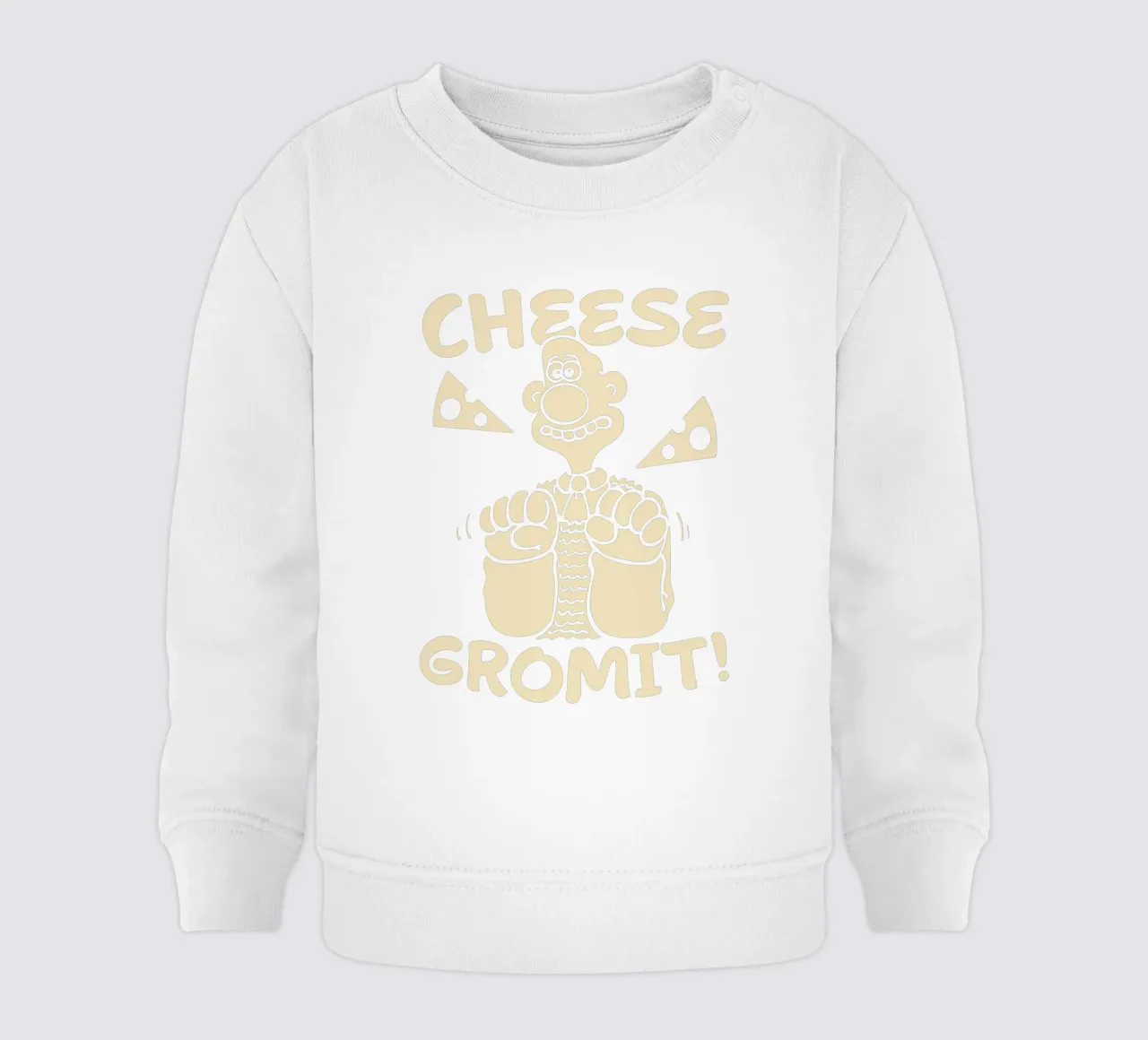 Feathers McGraw Cheese Gromit felpa neonato da vantobbin