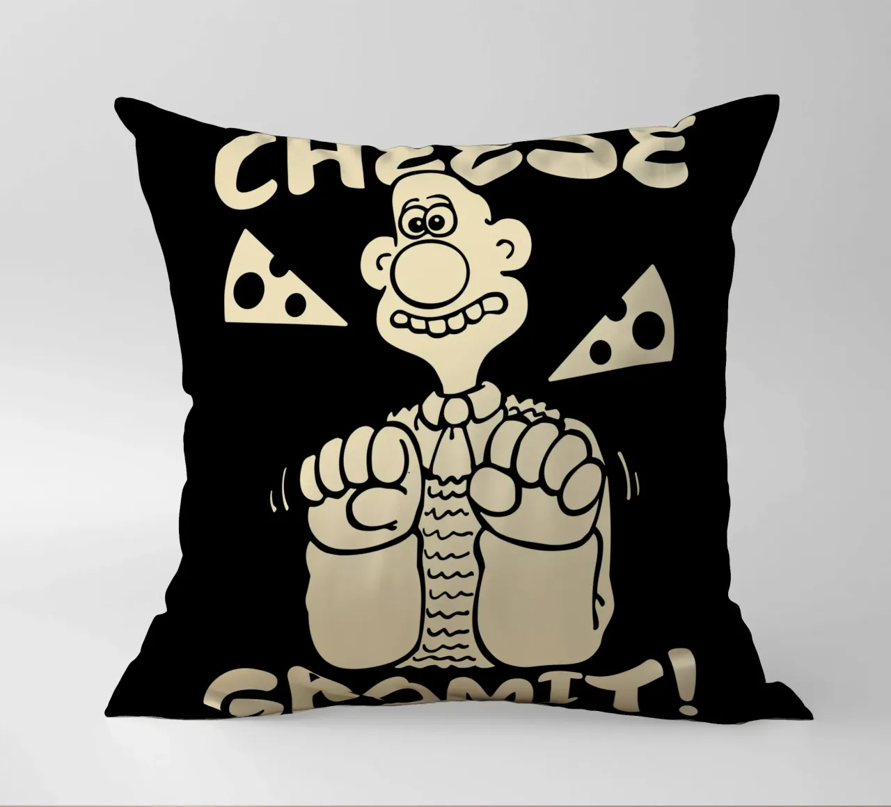 Feathers McGraw Cheese Gromit cuscino da vantobbin