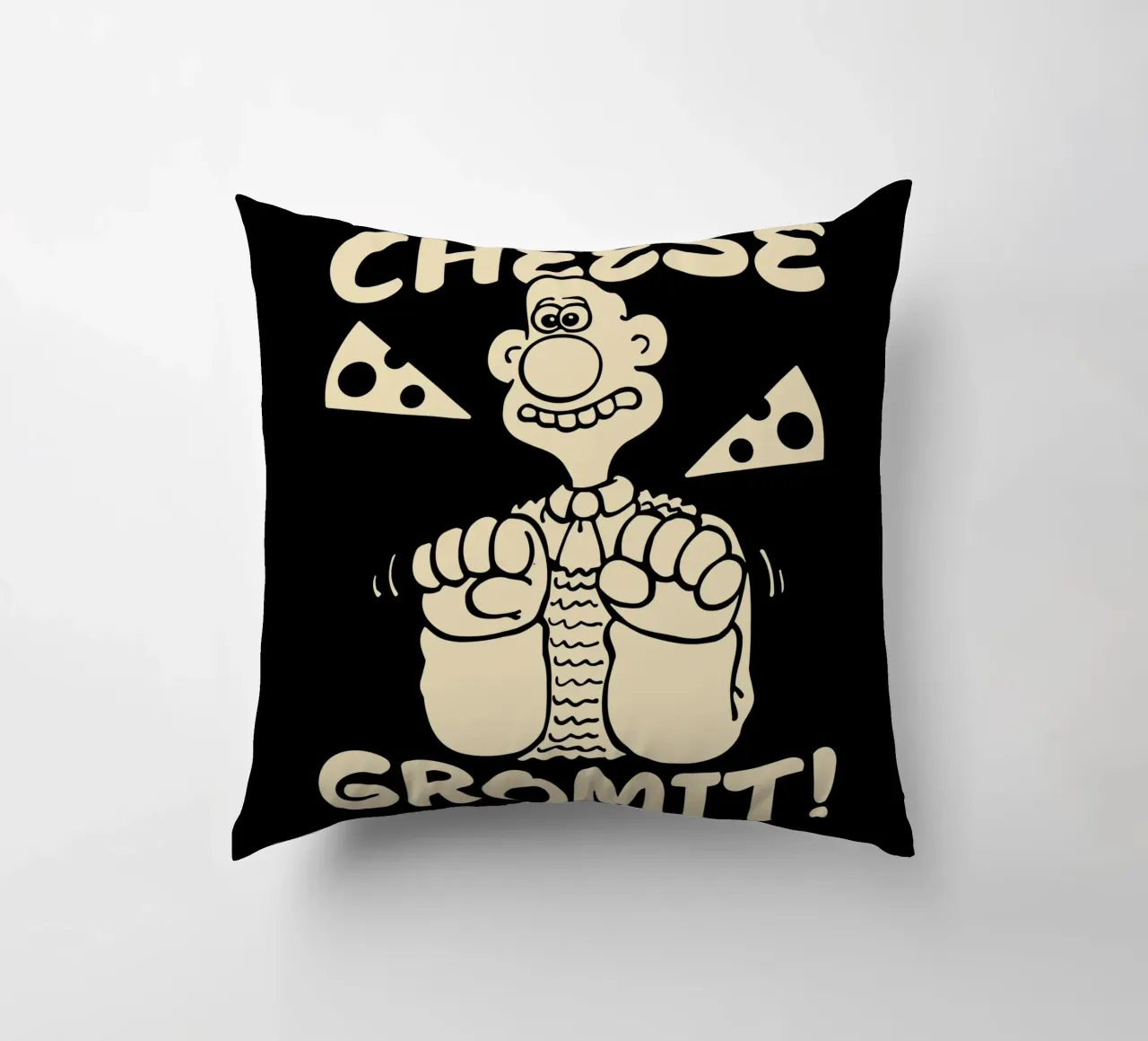 Feathers McGraw Cheese Gromit cuscino da vantobbin