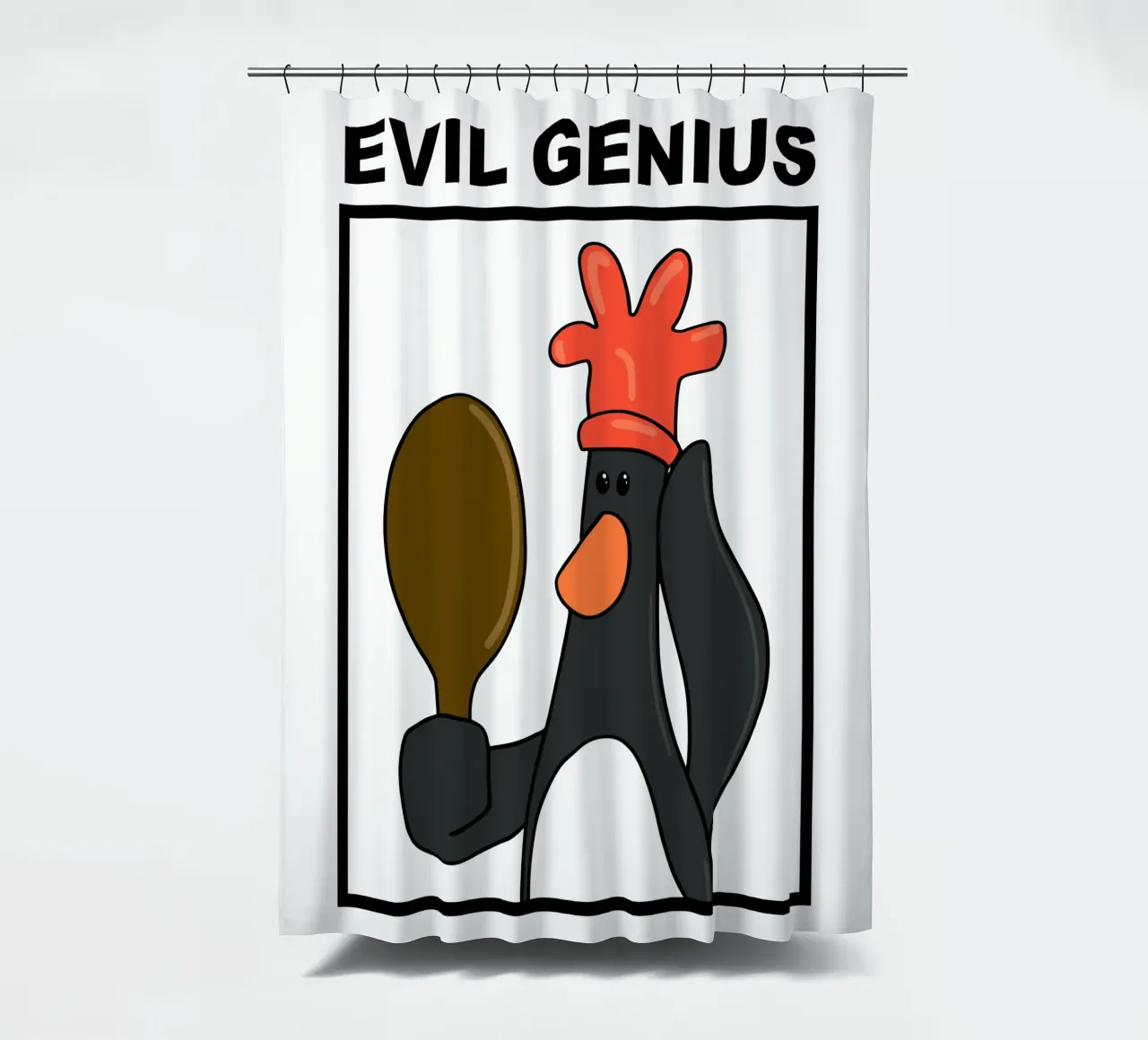 Feathers McGraw Evil Genius tenda da doccia da vantobbin