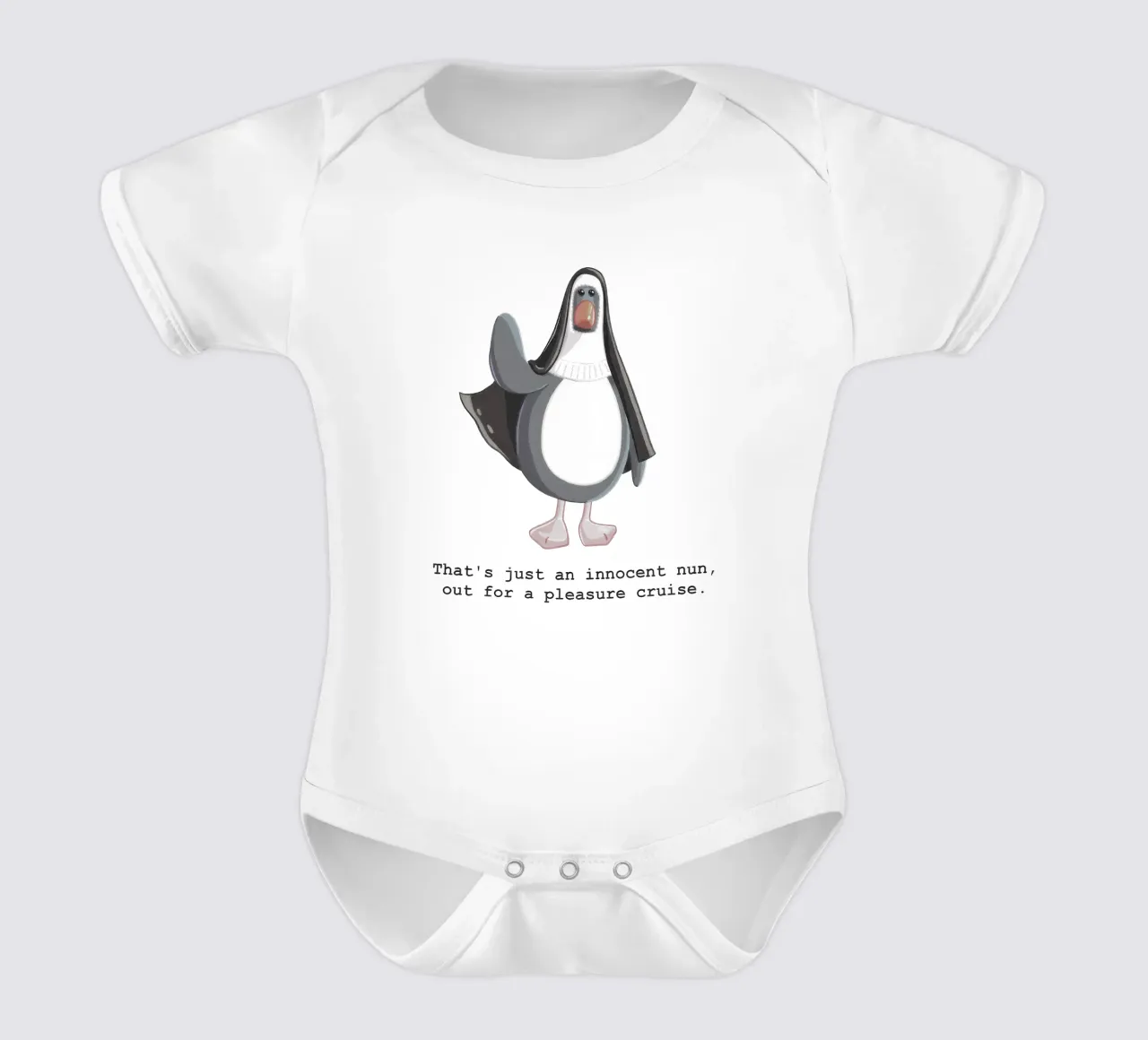 Feathers McGraw Innocent Nun body neonato maniche corte da vantobbin