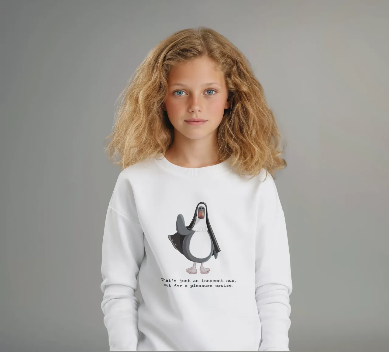 Feathers McGraw Innocent Nun felpa bambino da vantobbin