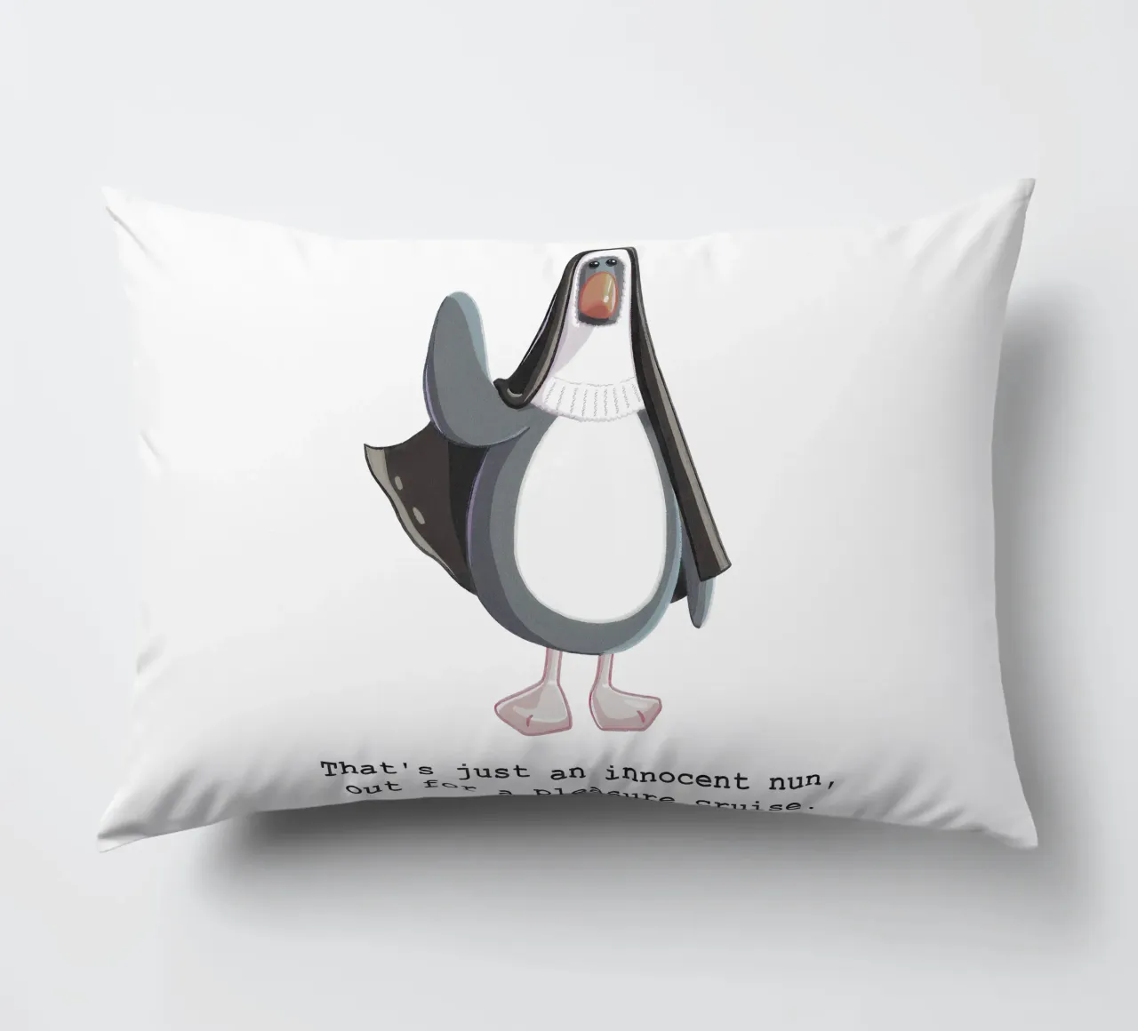 Feathers McGraw Innocent Nun cuscino da vantobbin