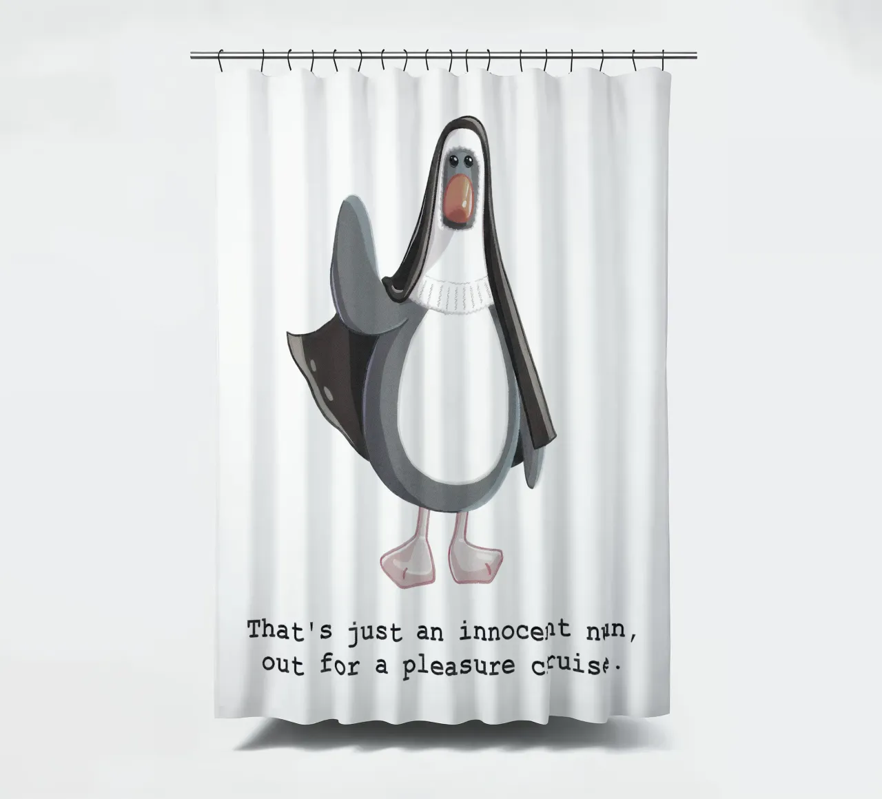 Feathers McGraw Innocent Nun tenda da doccia da vantobbin