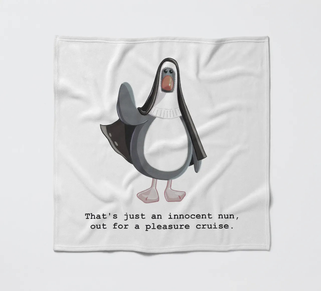 Feathers McGraw Innocent Nun coperta in pile da vantobbin