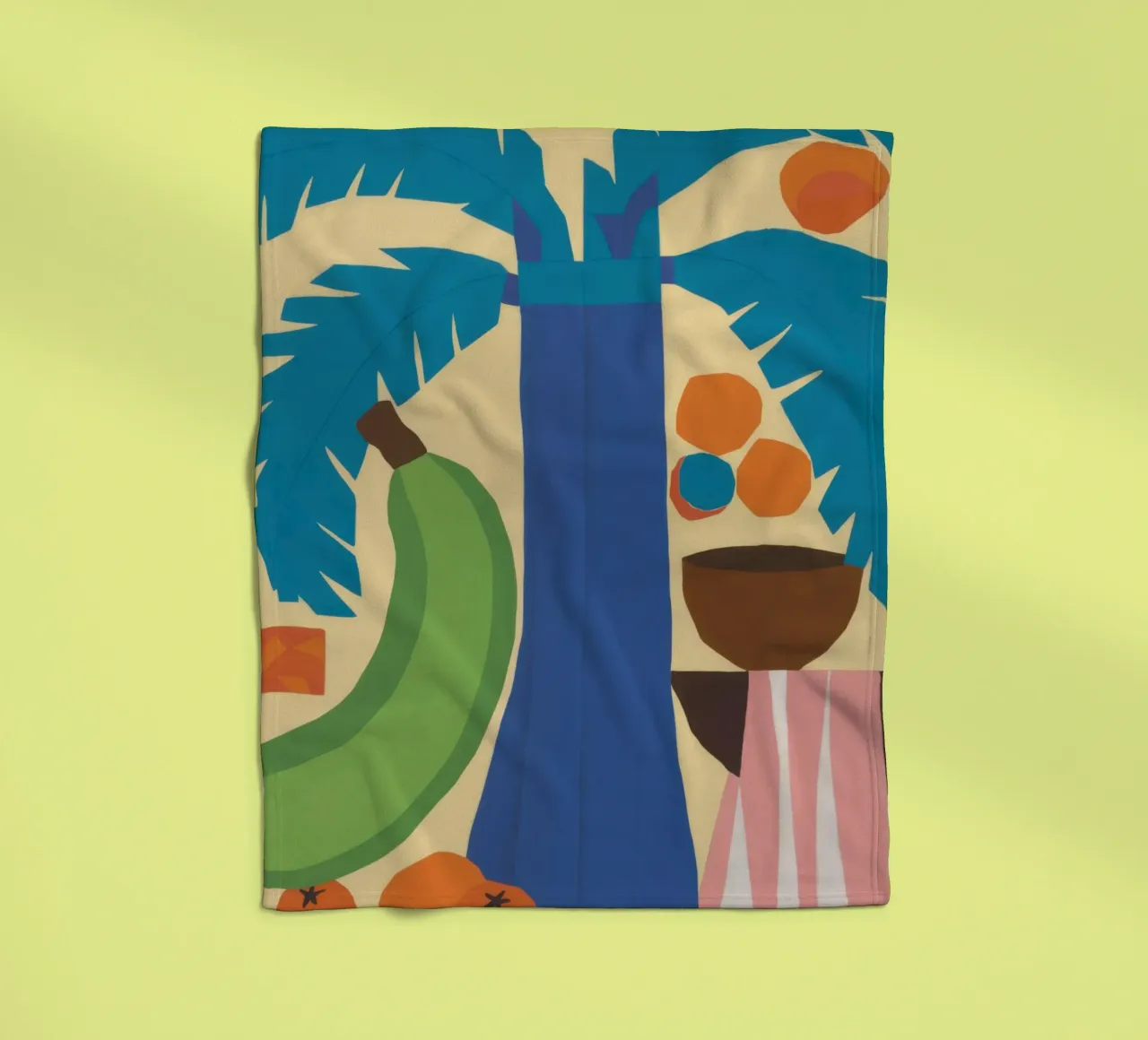 Frutta tropicale Banana coperta in pile da Sentinel Glow