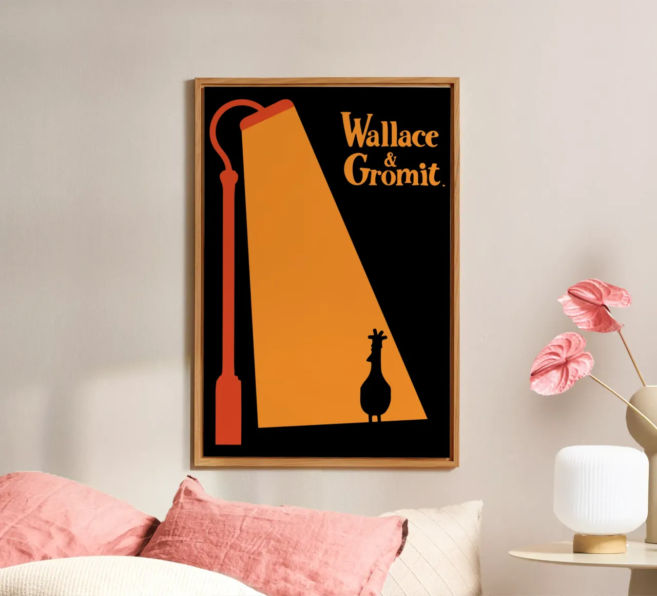 Feathers McGraw Lamppost alluminio dibond da vantobbin