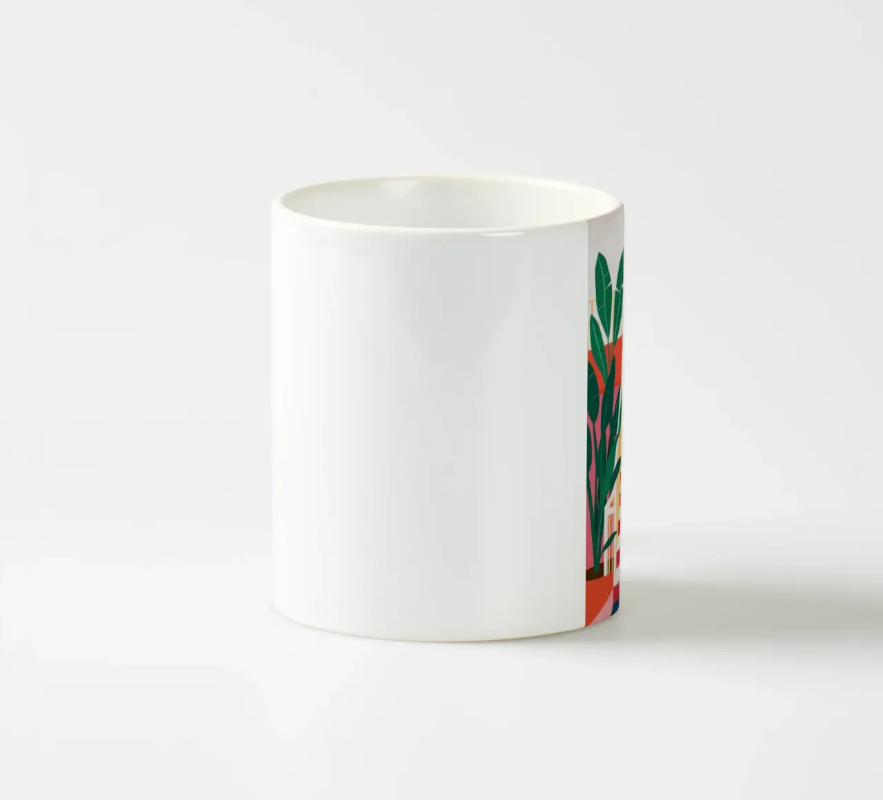 Sentiero da giardino a gradini rosa tazza in ceramica da Pale Aura