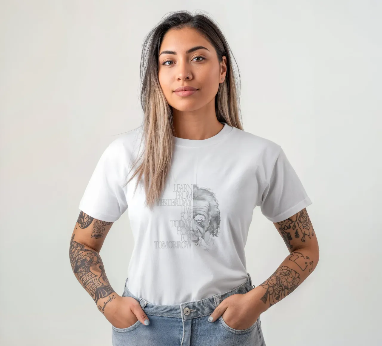 Albert Einstein Quote t-shirt da NextPixel