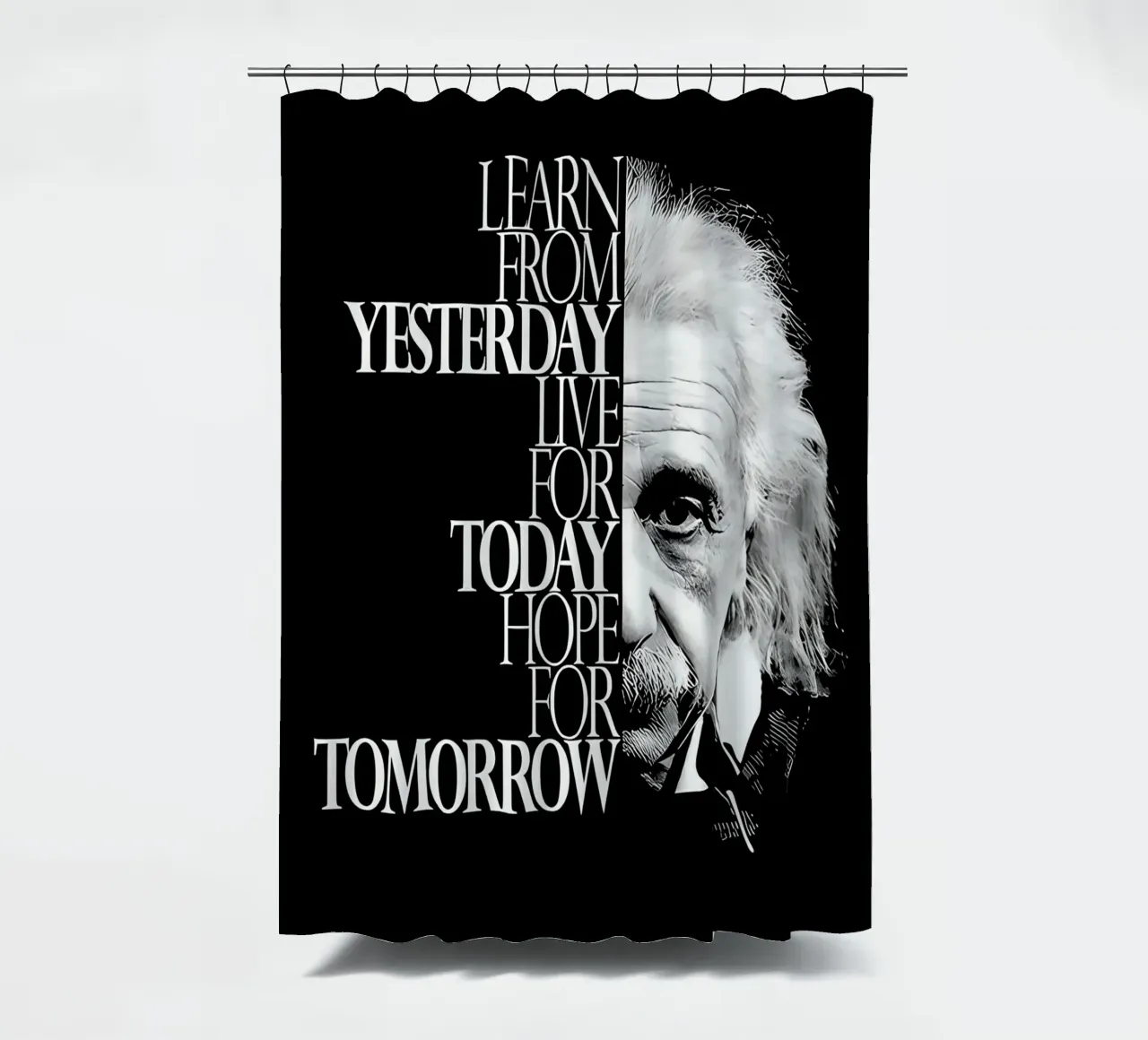 Albert Einstein Quote tenda da doccia da NextPixel