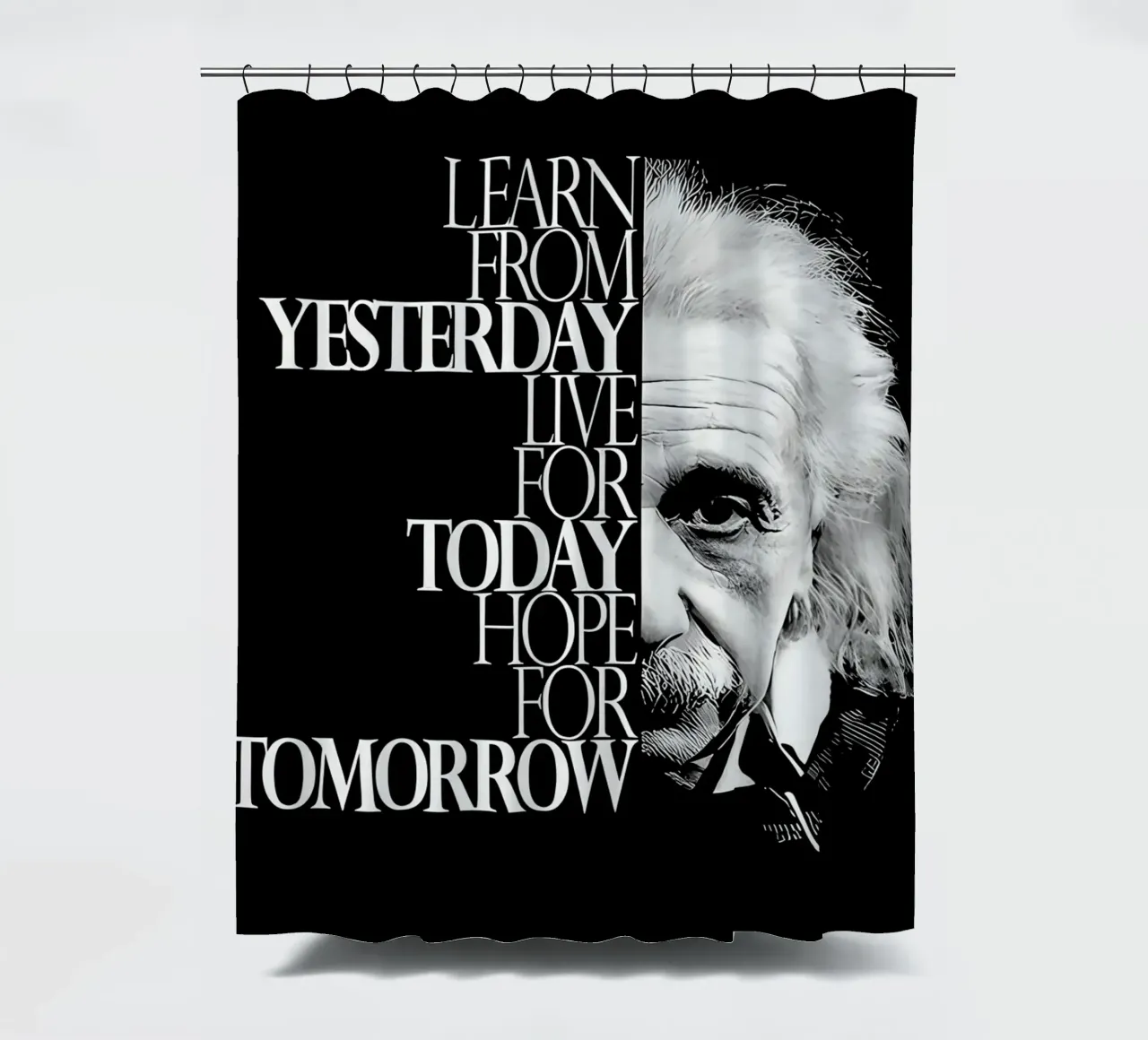 Albert Einstein Quote tenda da doccia da NextPixel