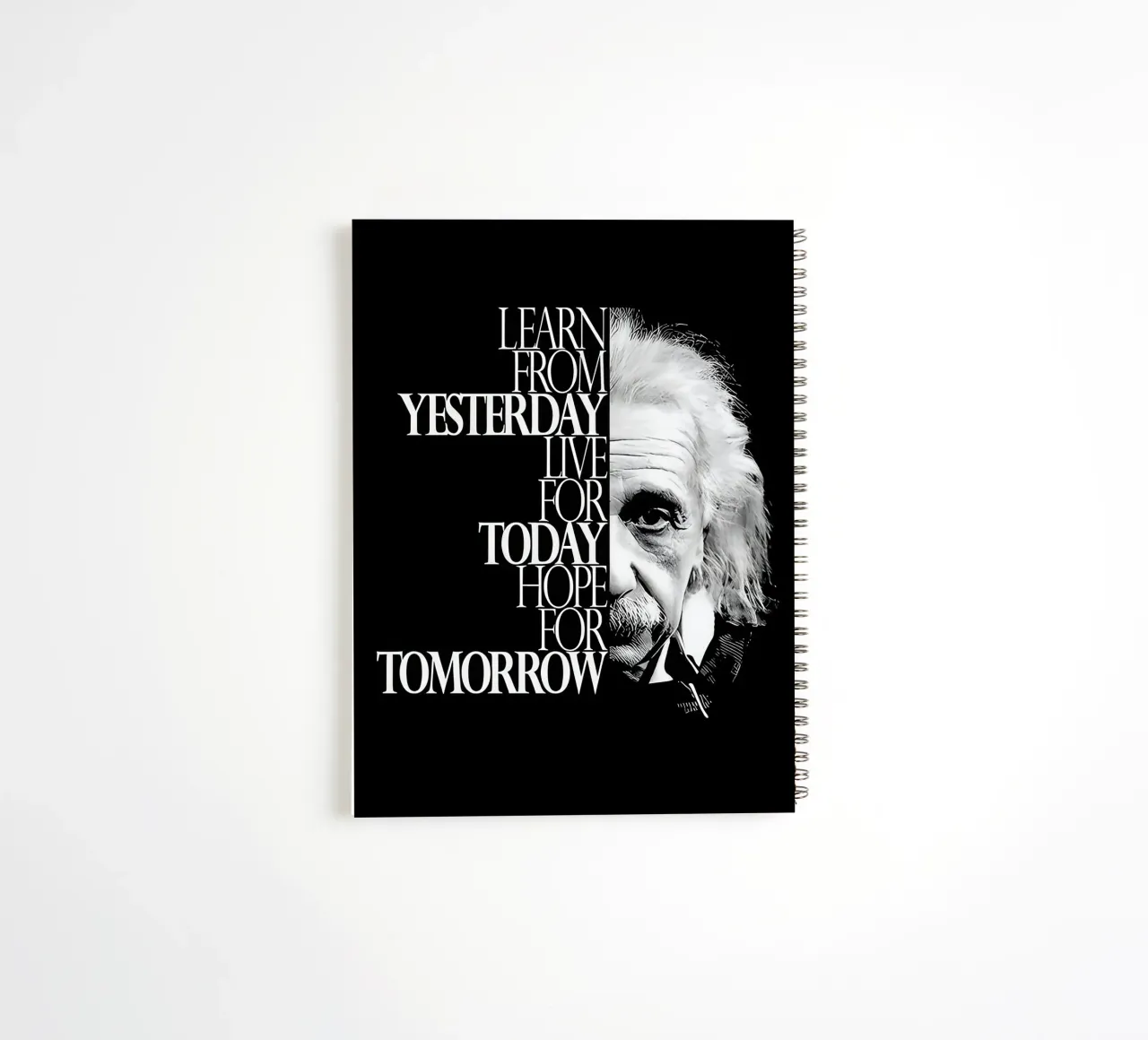 Albert Einstein Quote carnet à spirale de NextPixel