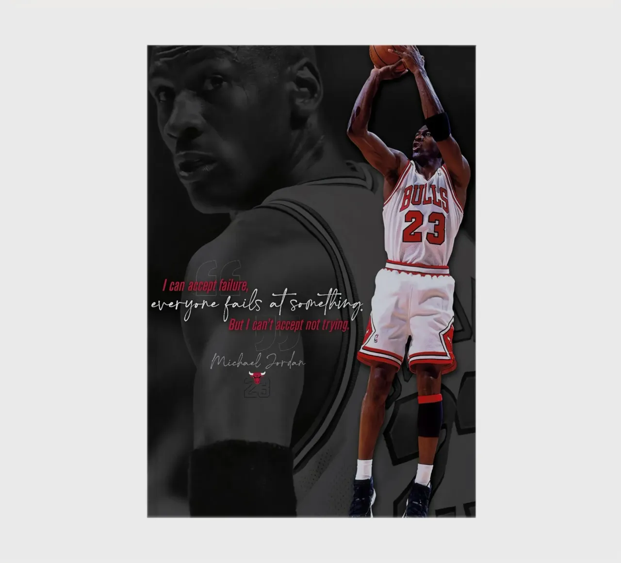 Can't Accept Not Trying notebook by Jill Hanner