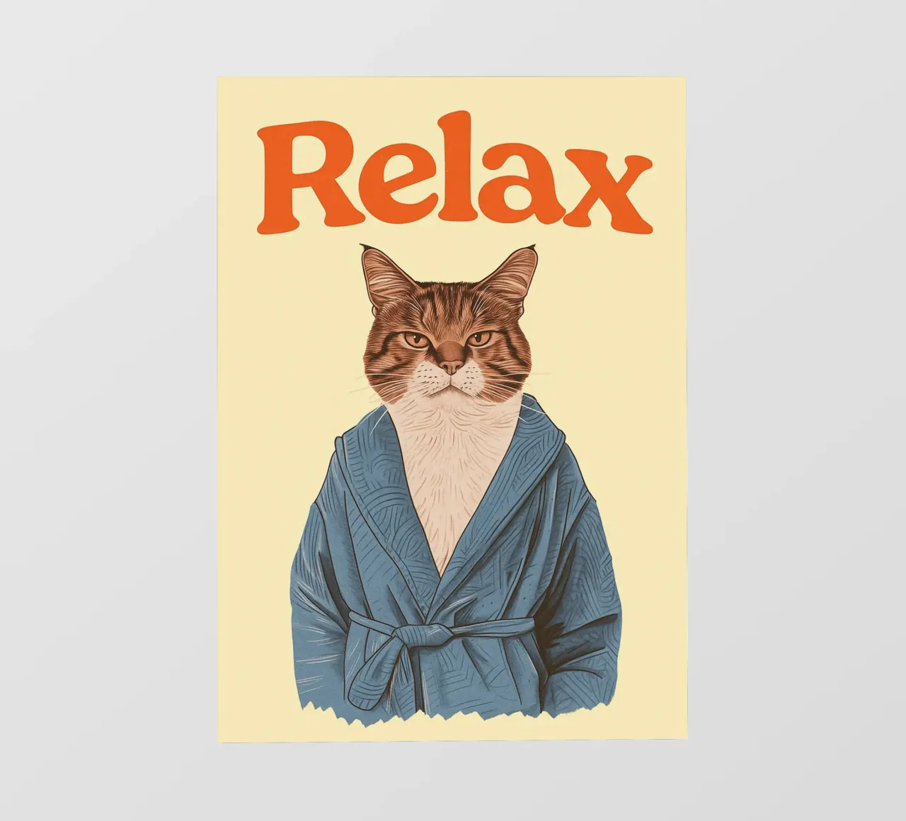 Funny Cat Relax Bathroom pvc cover by oneroad