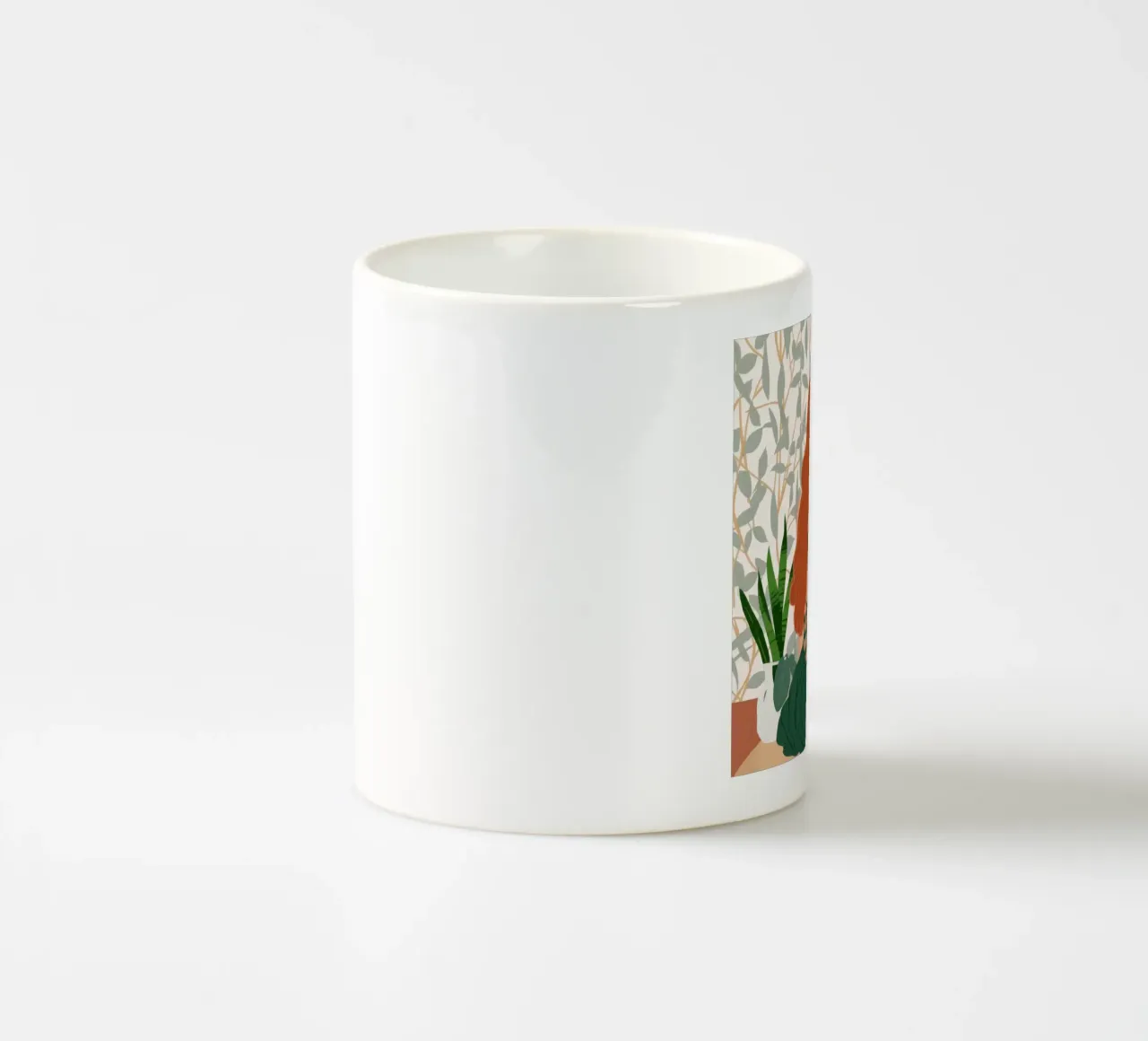 Riposo in pizzo verde tazza in ceramica da Pale Aura