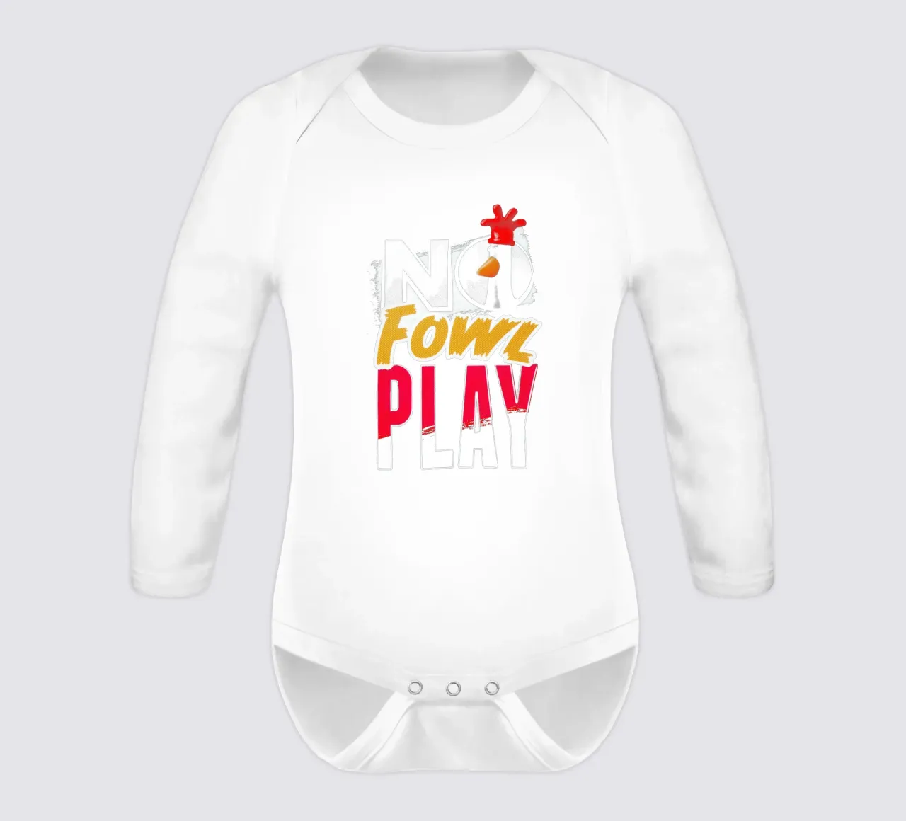 Feathers McGraw No Fowl Play babyrompertje lange mouwen van vantobbin