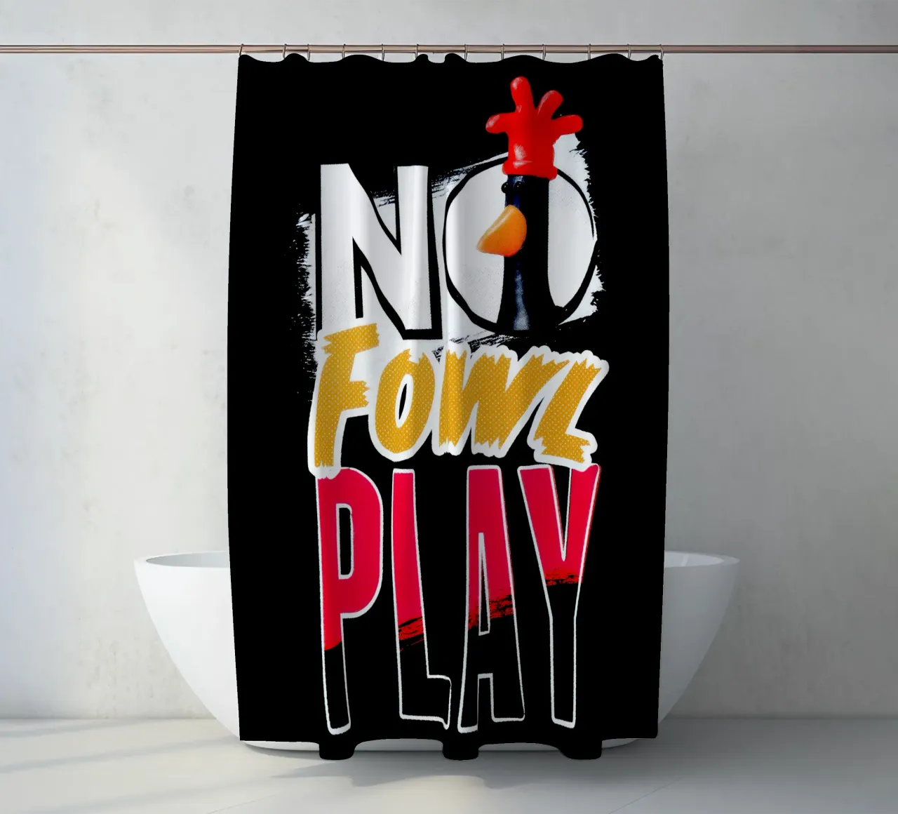 Feathers McGraw No Fowl Play tenda da doccia da vantobbin