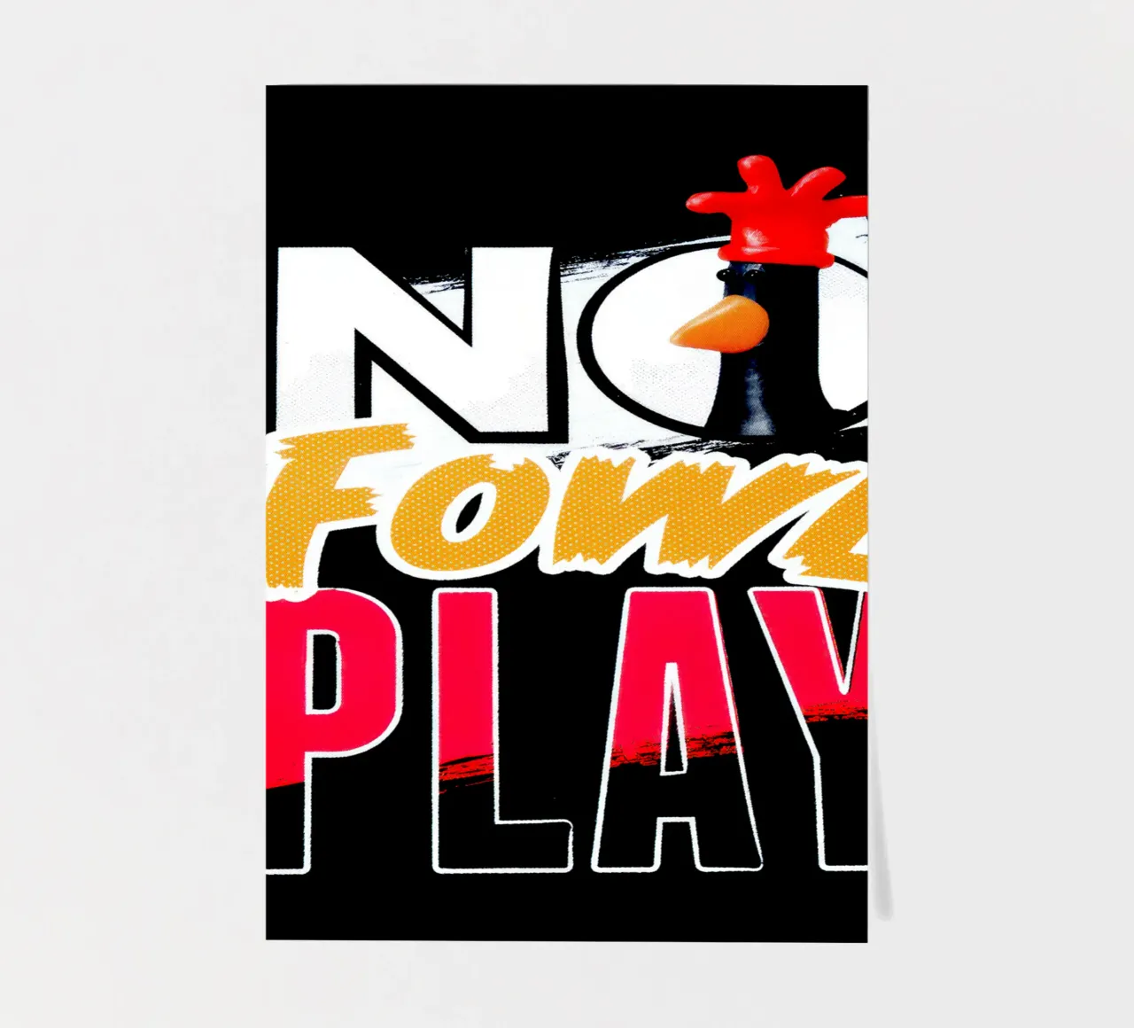 Feathers McGraw No Fowl Play foglio adesivo da vantobbin