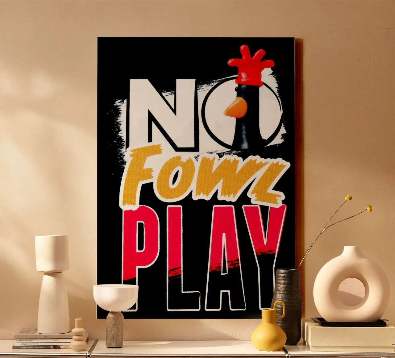 Feathers McGraw No Fowl Play tela da vantobbin